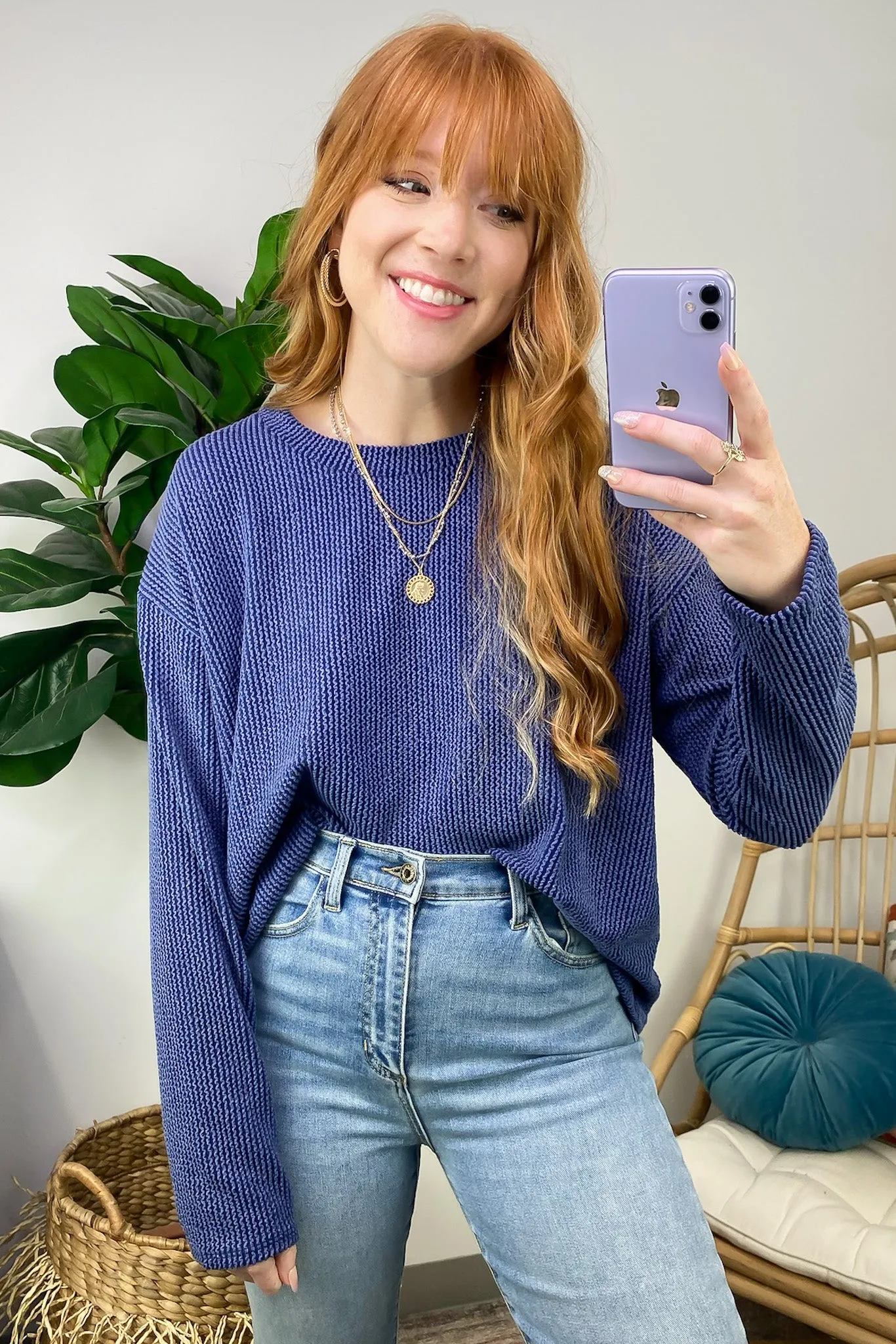 Moa Ribbed Knit Relaxed Top - FINAL SALE