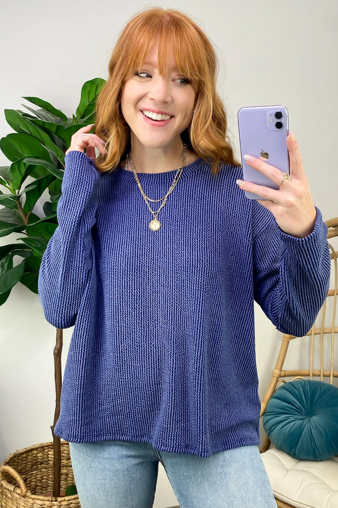Moa Ribbed Knit Relaxed Top - FINAL SALE