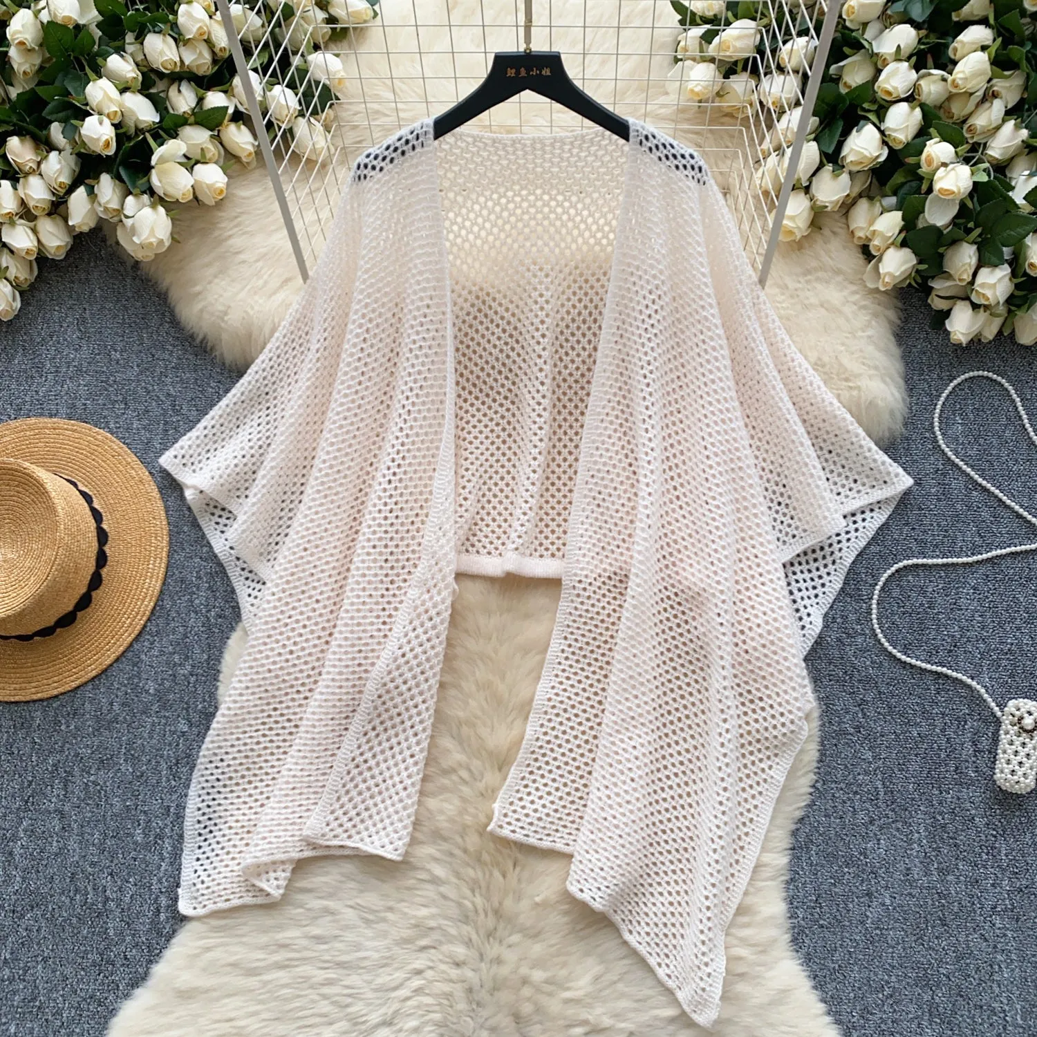 Niche Design Knotted Hollowed Knitwear