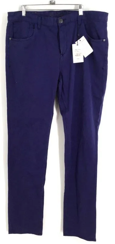 NWT Robert Graham Men's Purple Tailored Kipling Chino Pants - Size 40
