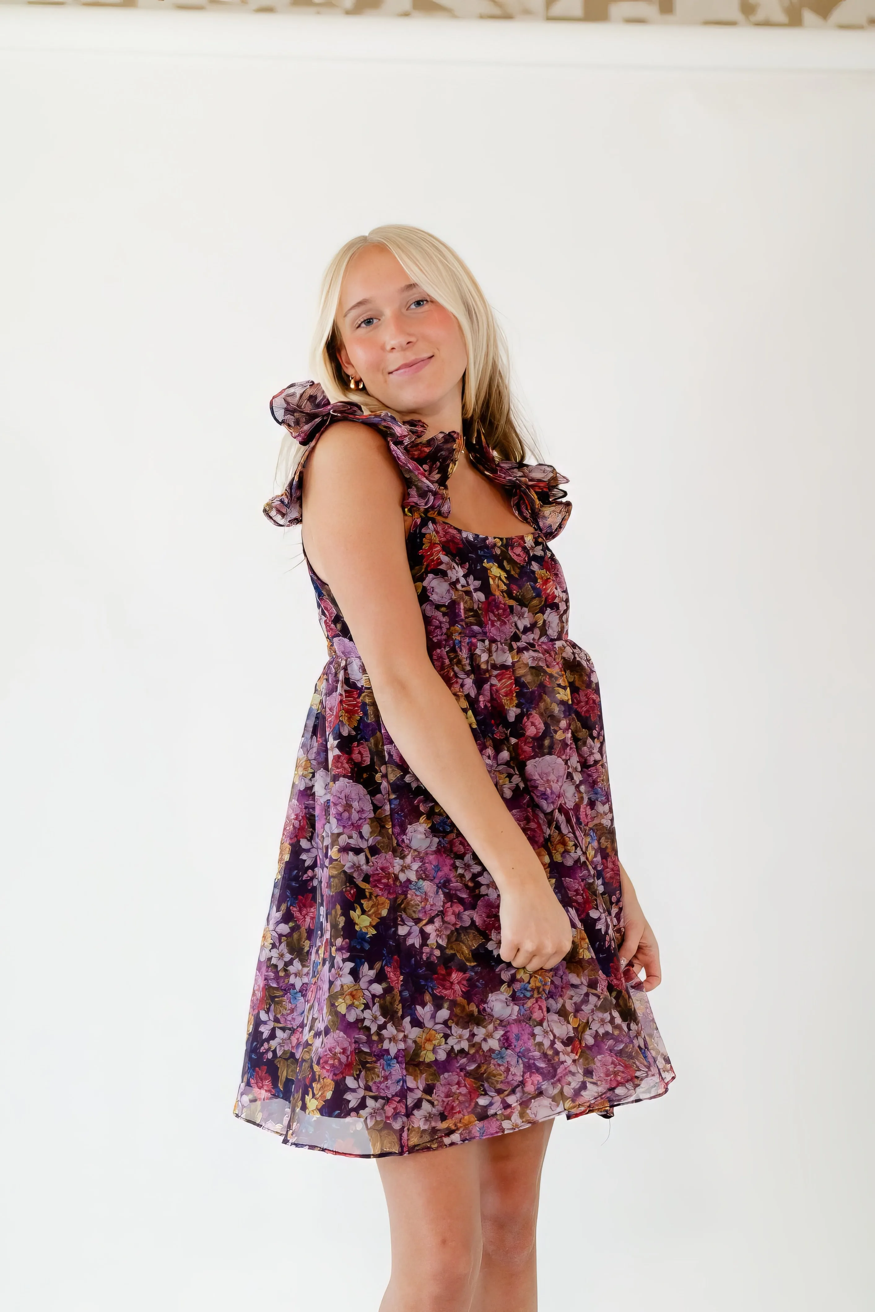 Odella Floral Mini Dress