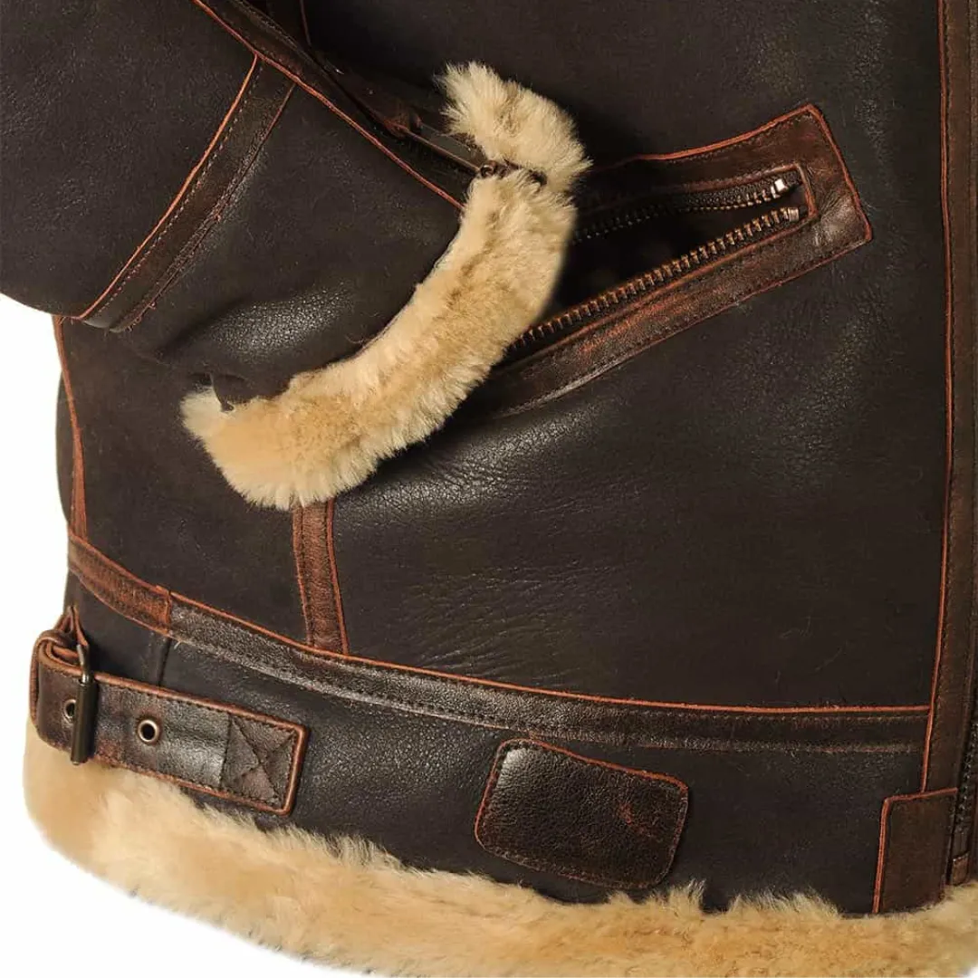 Orion - Aviator Shearling Jacket
