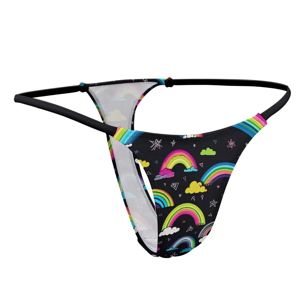 Rainbow Thin Thong