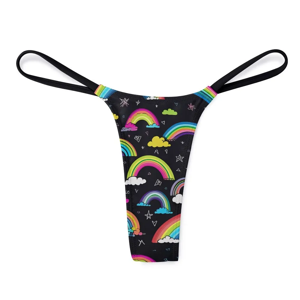 Rainbow Thin Thong