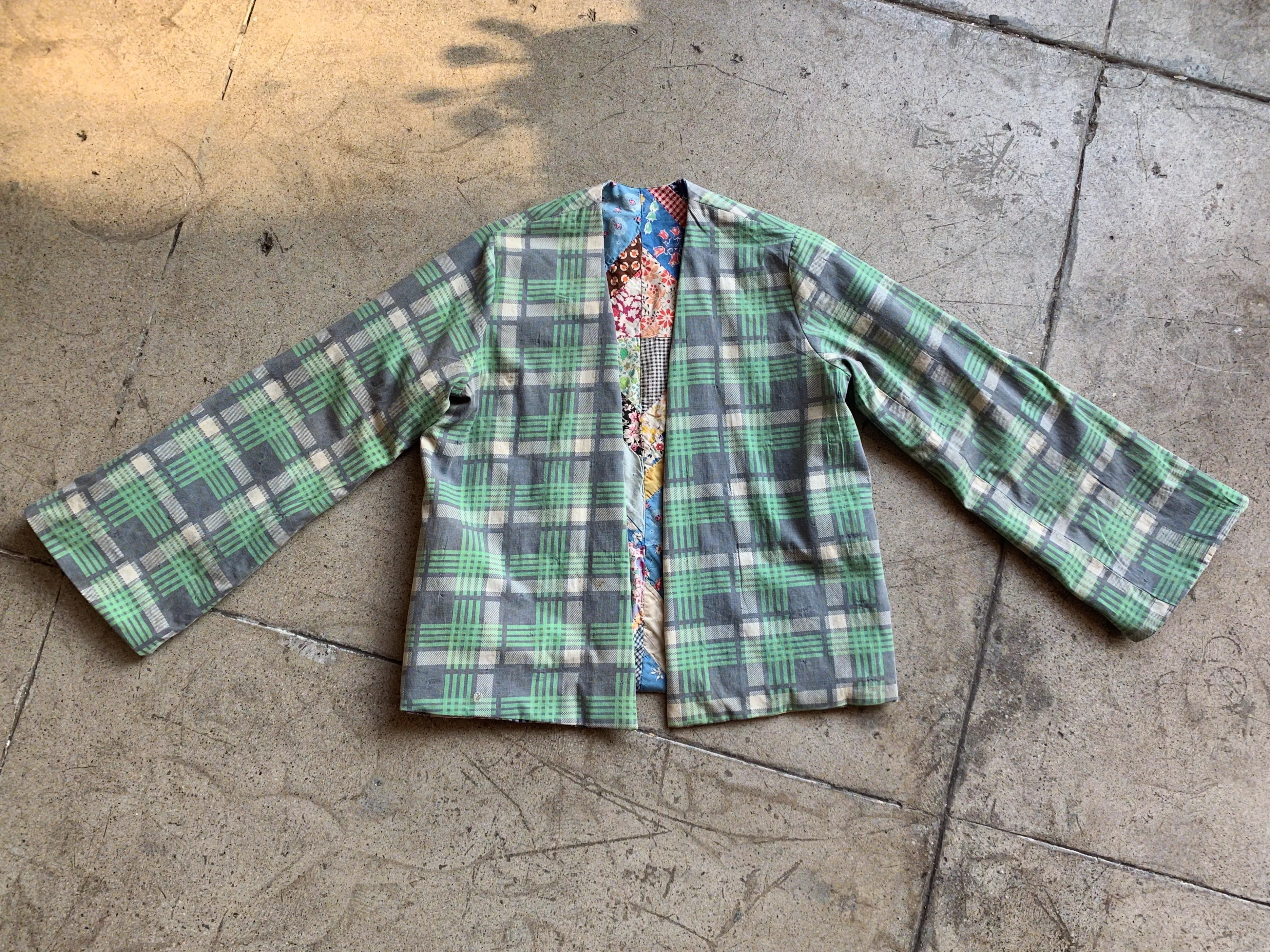 Reversible Patchwork Quilt Jacket