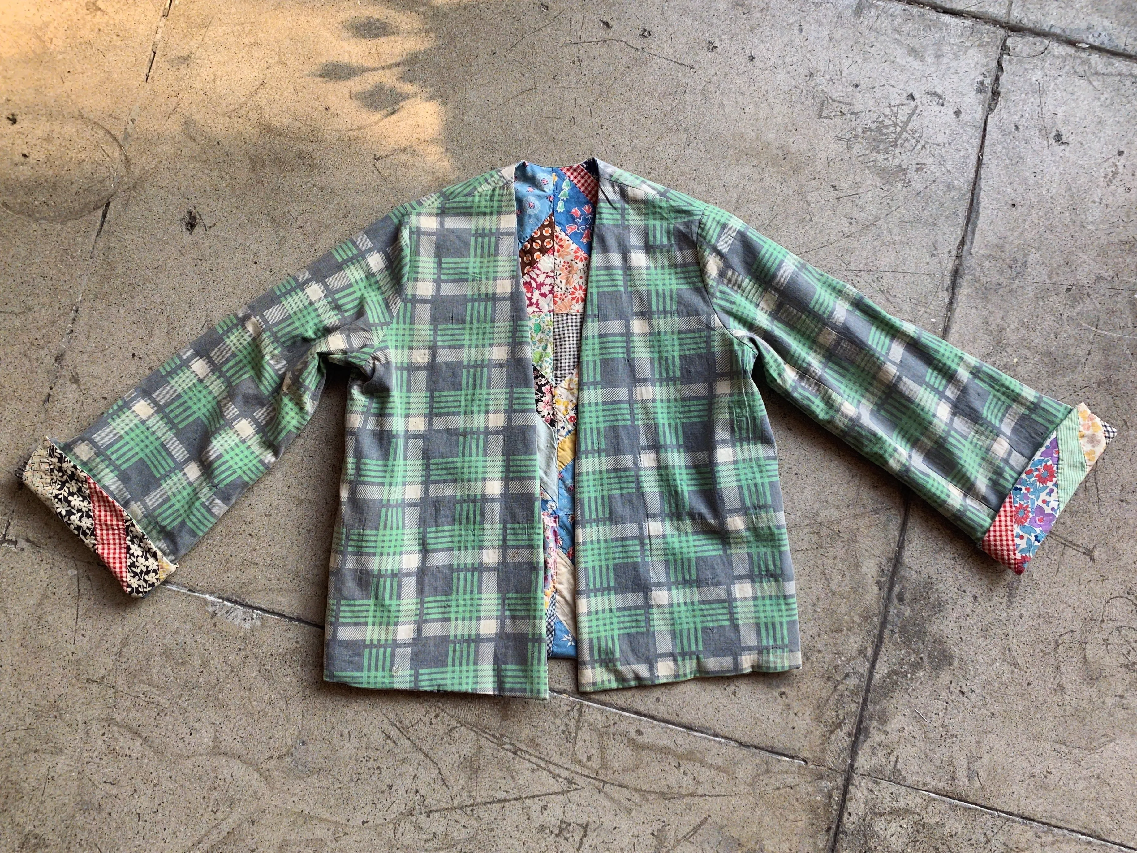 Reversible Patchwork Quilt Jacket