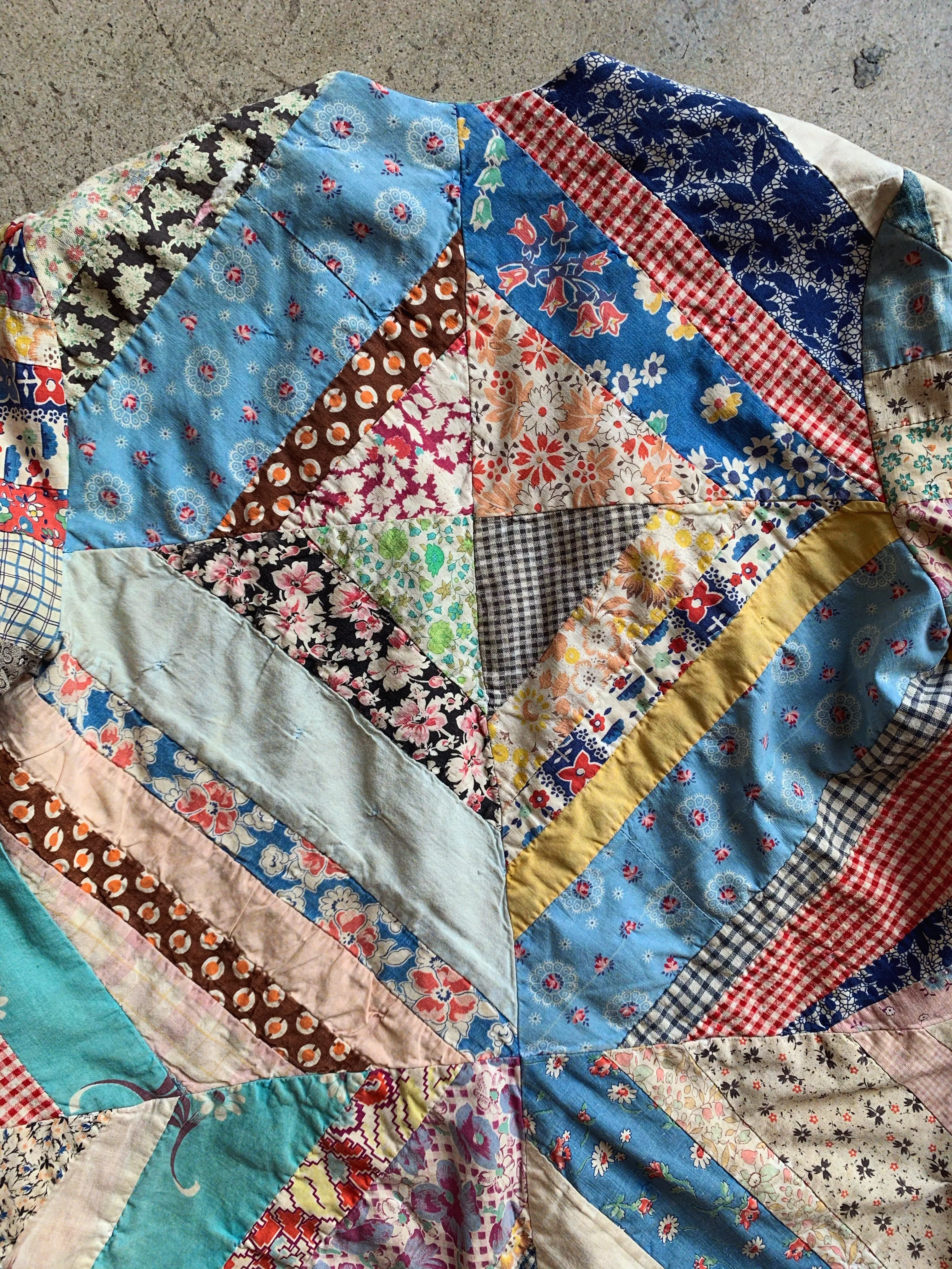 Reversible Patchwork Quilt Jacket