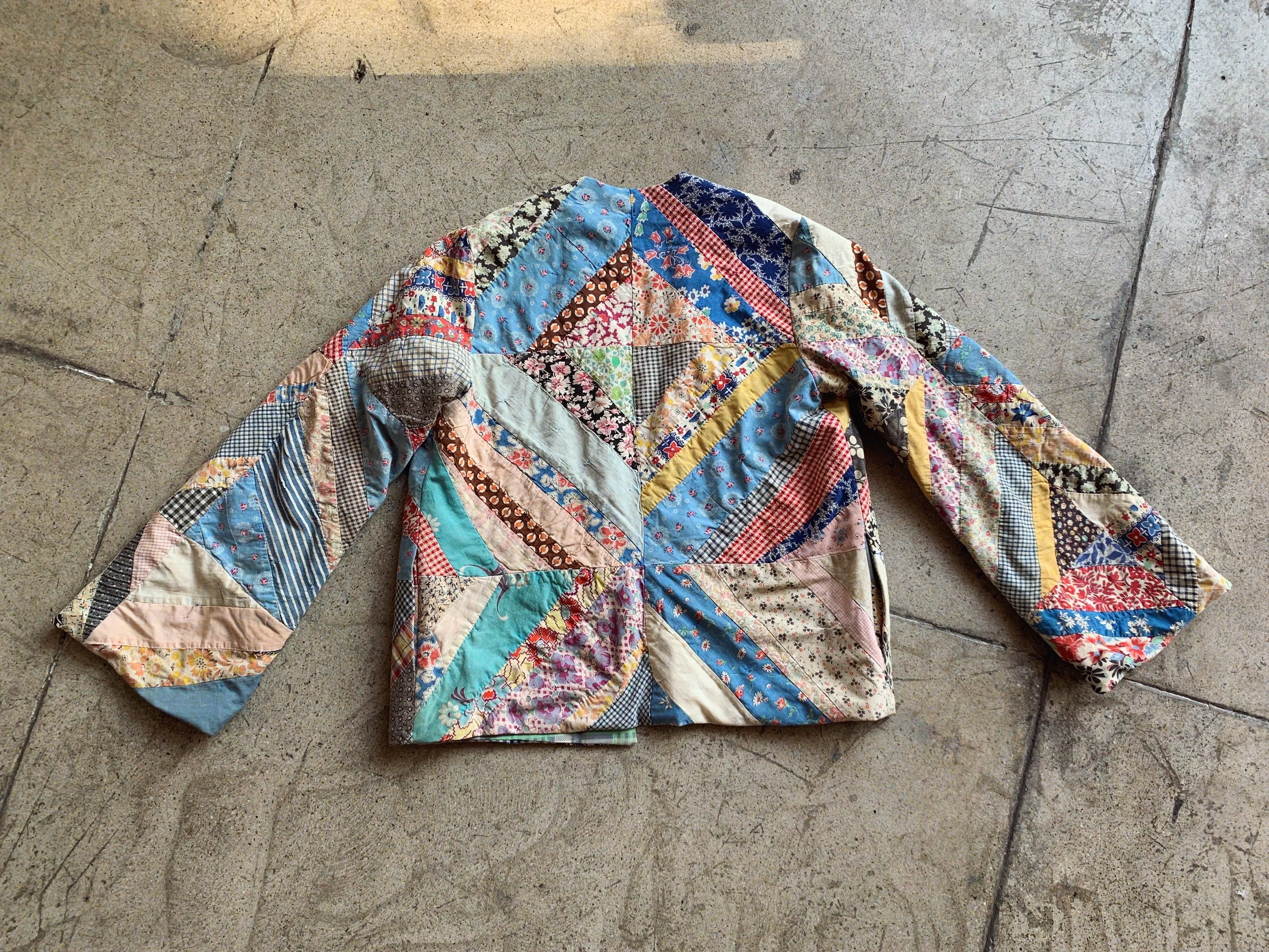 Reversible Patchwork Quilt Jacket