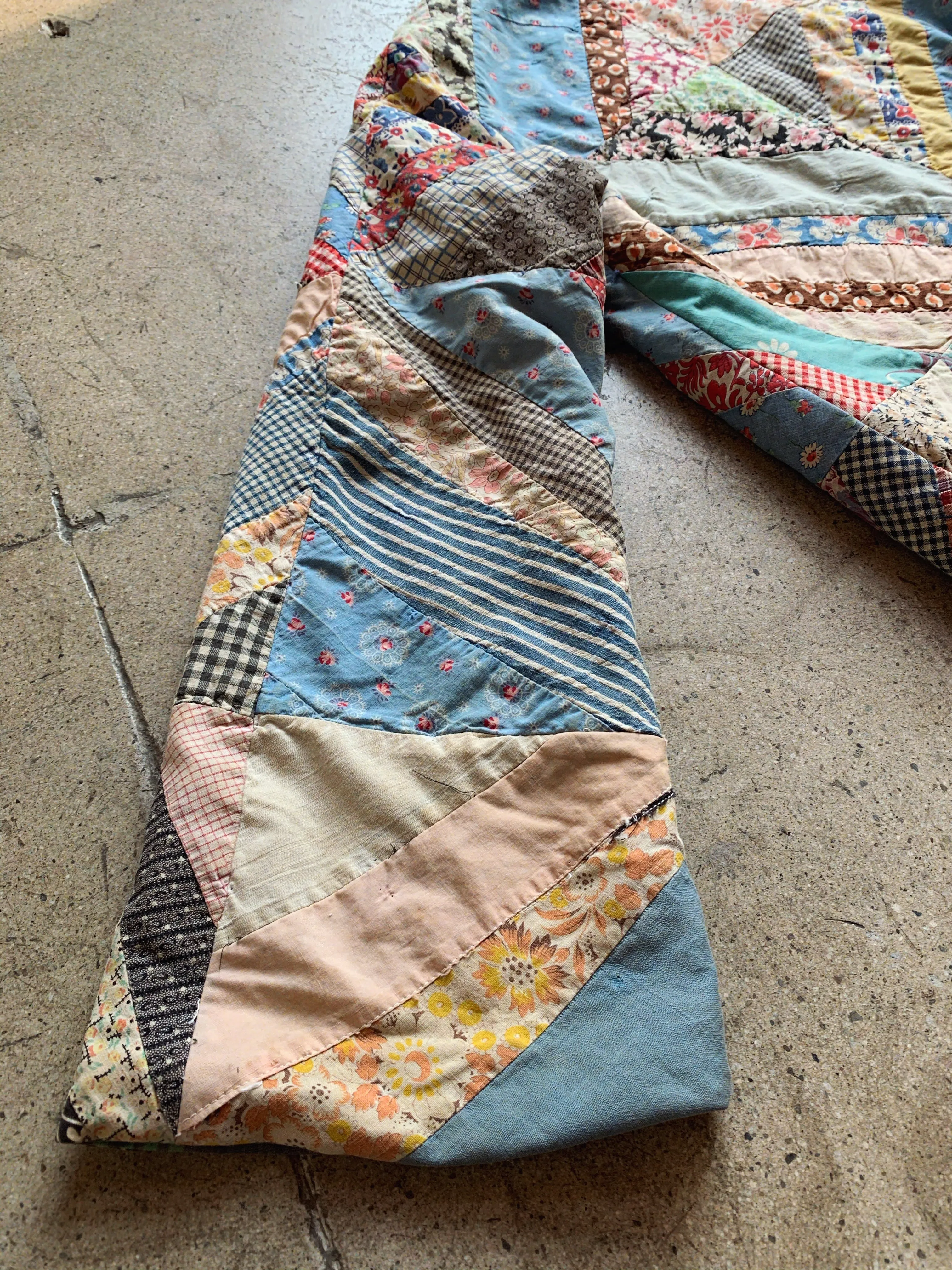 Reversible Patchwork Quilt Jacket