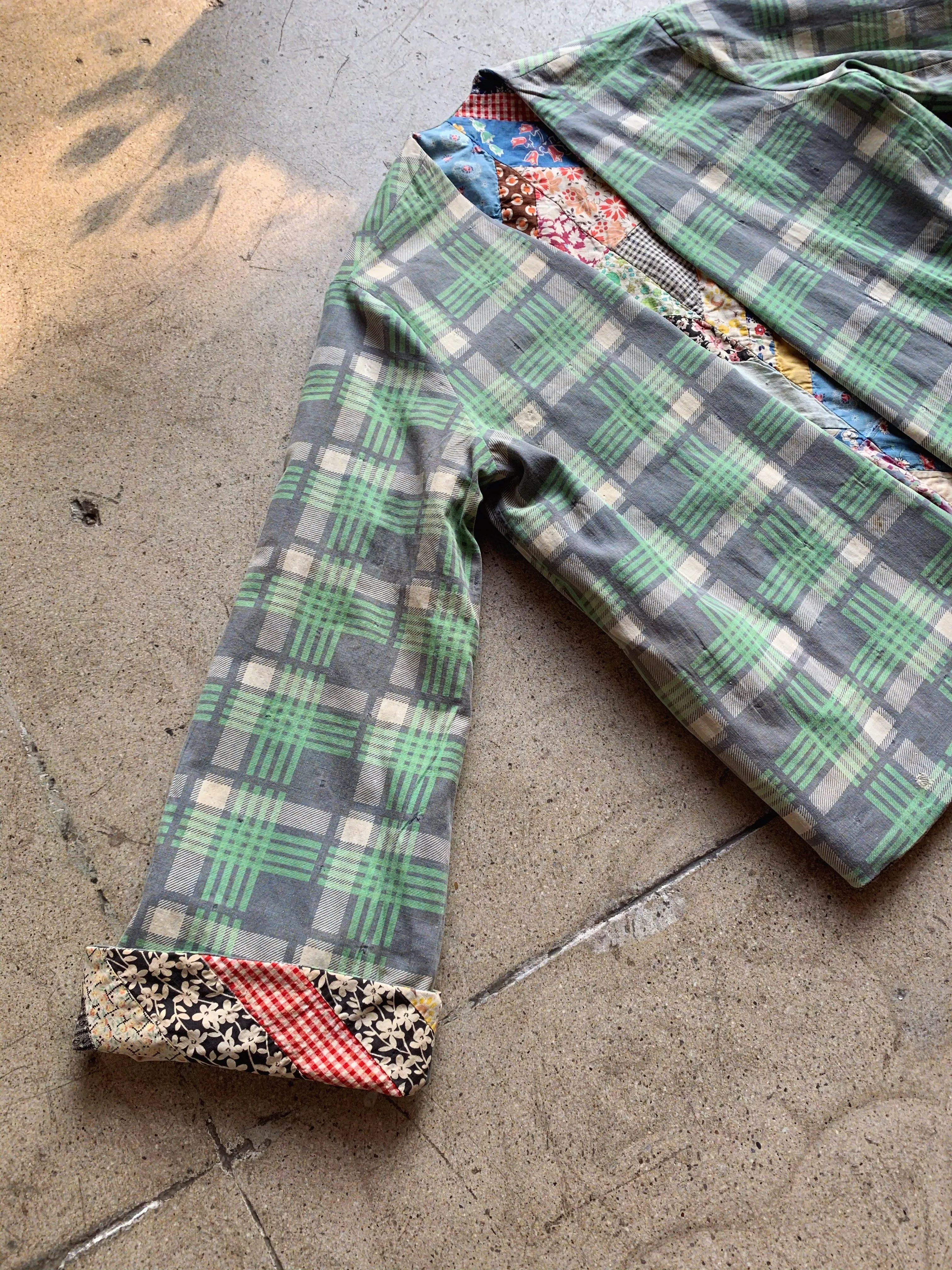 Reversible Patchwork Quilt Jacket