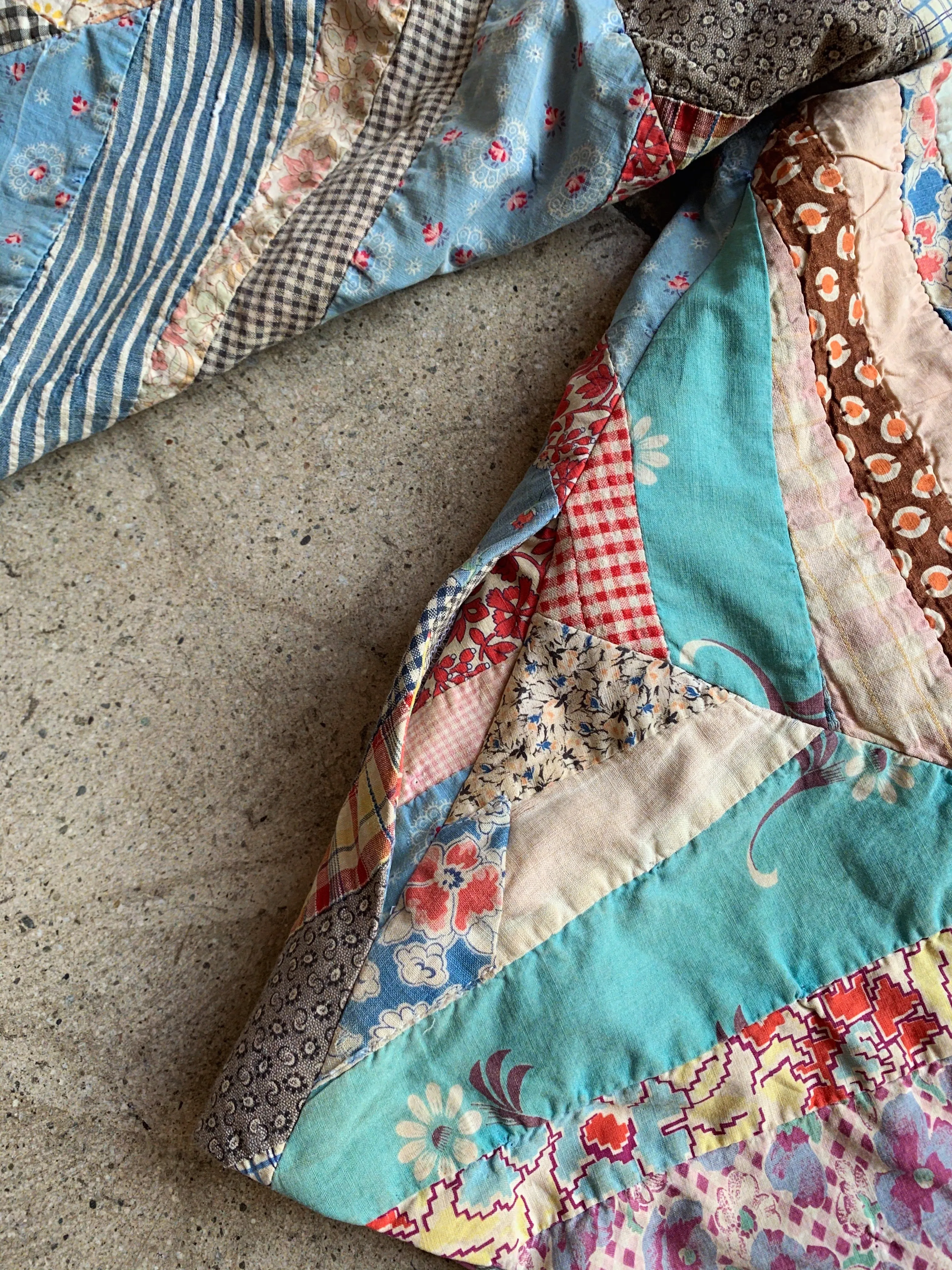 Reversible Patchwork Quilt Jacket