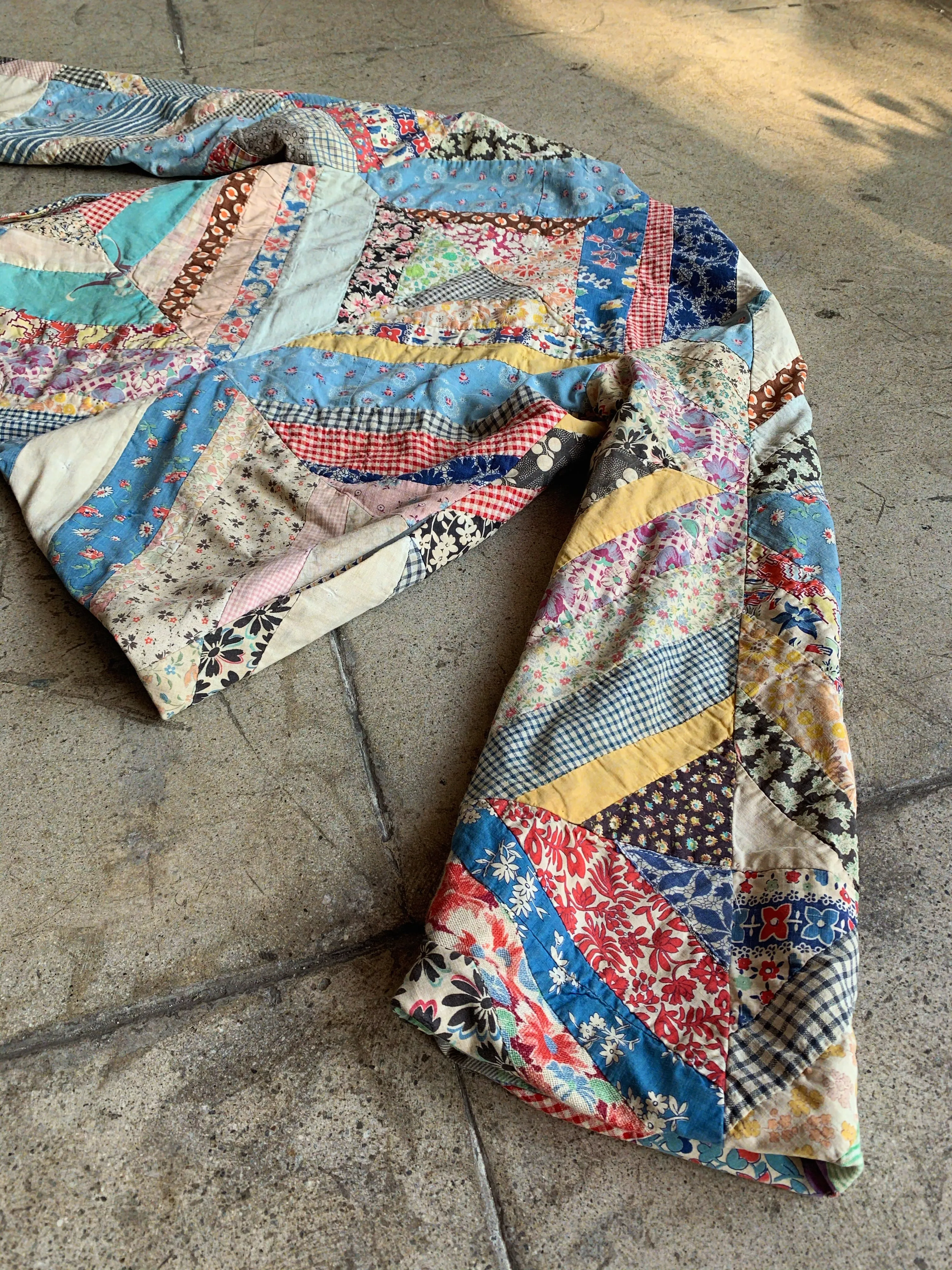 Reversible Patchwork Quilt Jacket