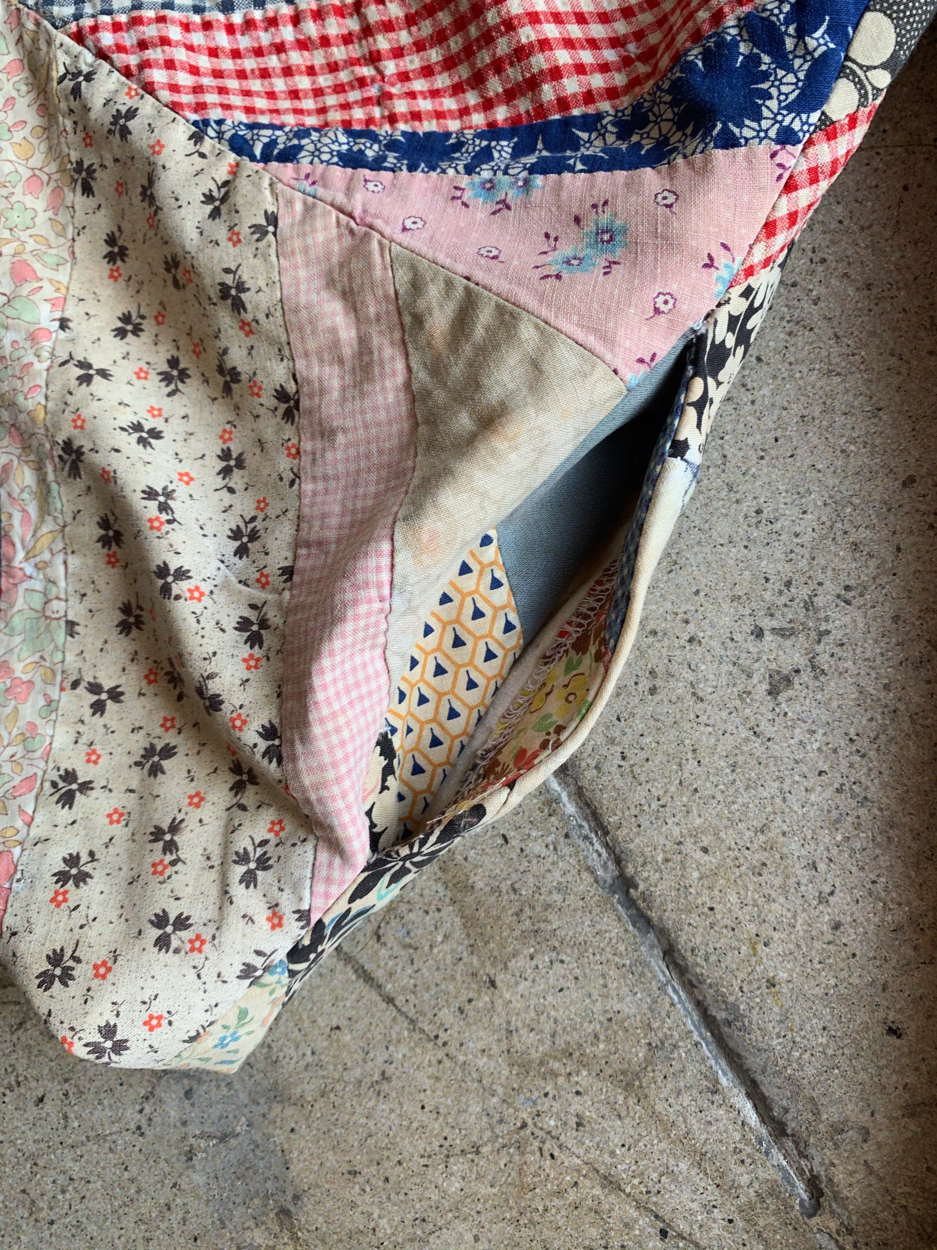 Reversible Patchwork Quilt Jacket