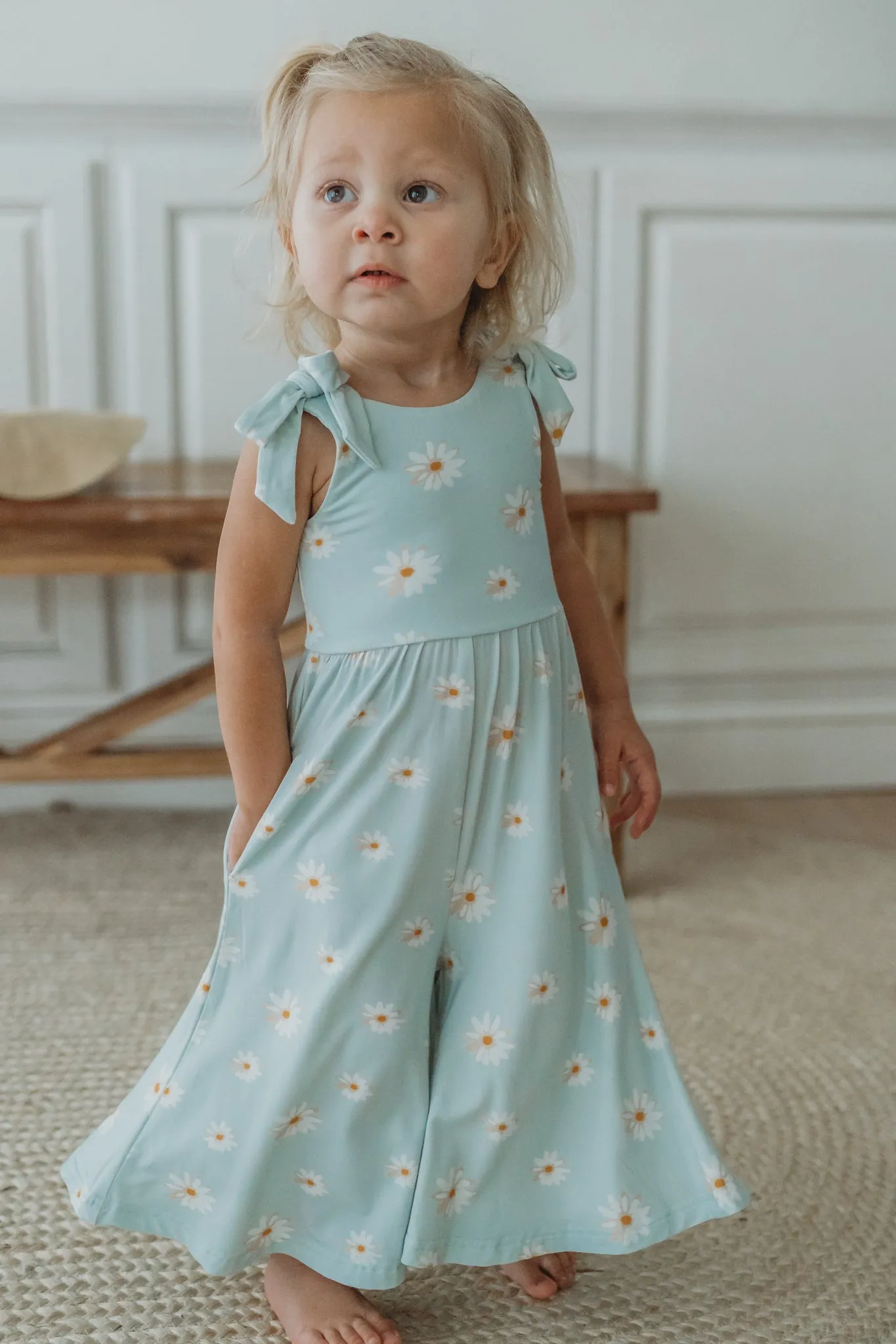 Rita Tie Romper (daisy)