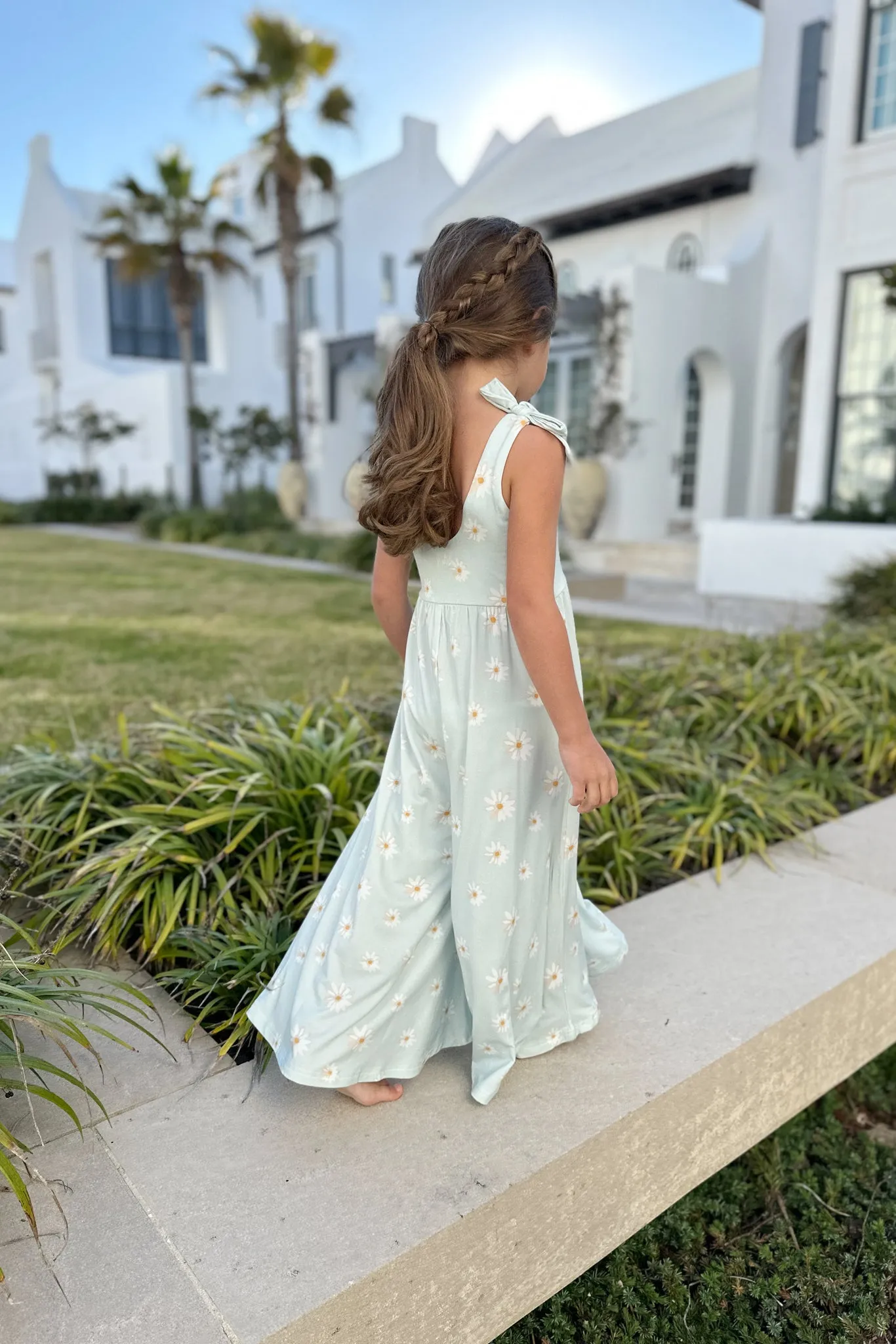 Rita Tie Romper (daisy)