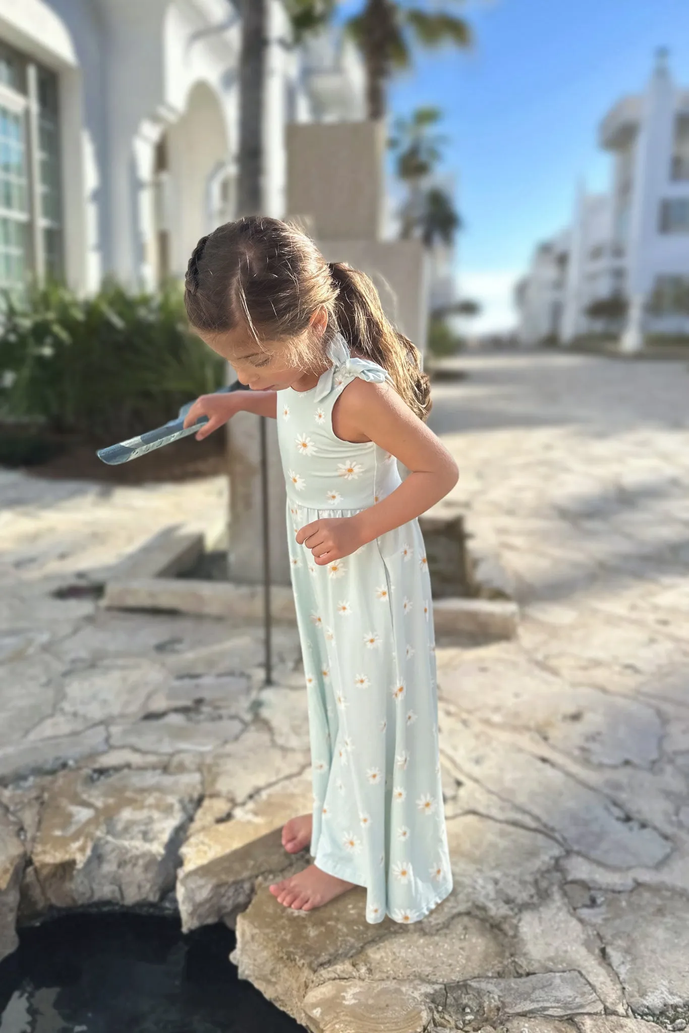 Rita Tie Romper (daisy)