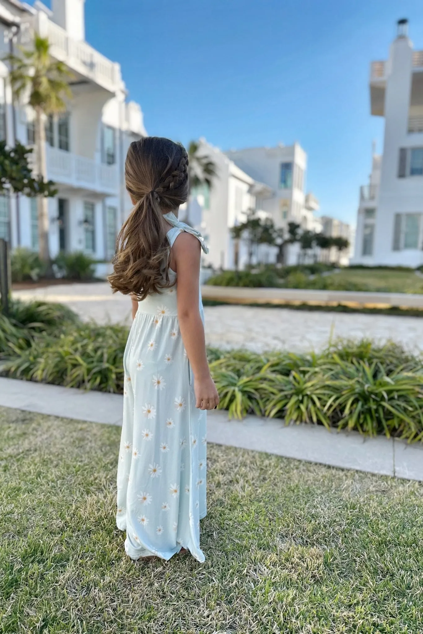 Rita Tie Romper (daisy)