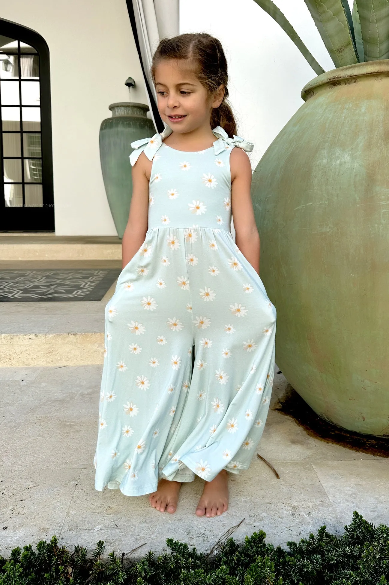 Rita Tie Romper (daisy)