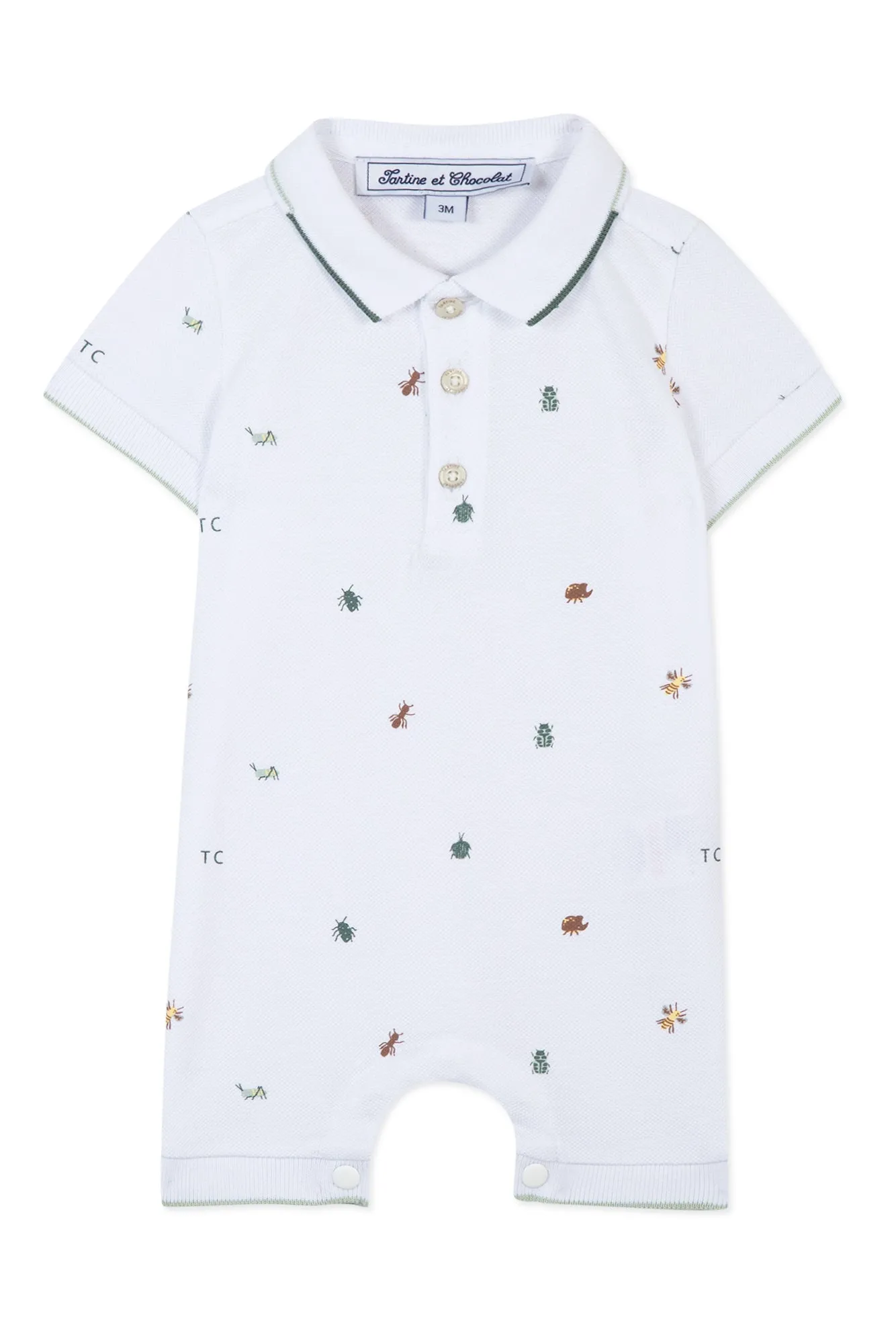 Romper- Green Insects