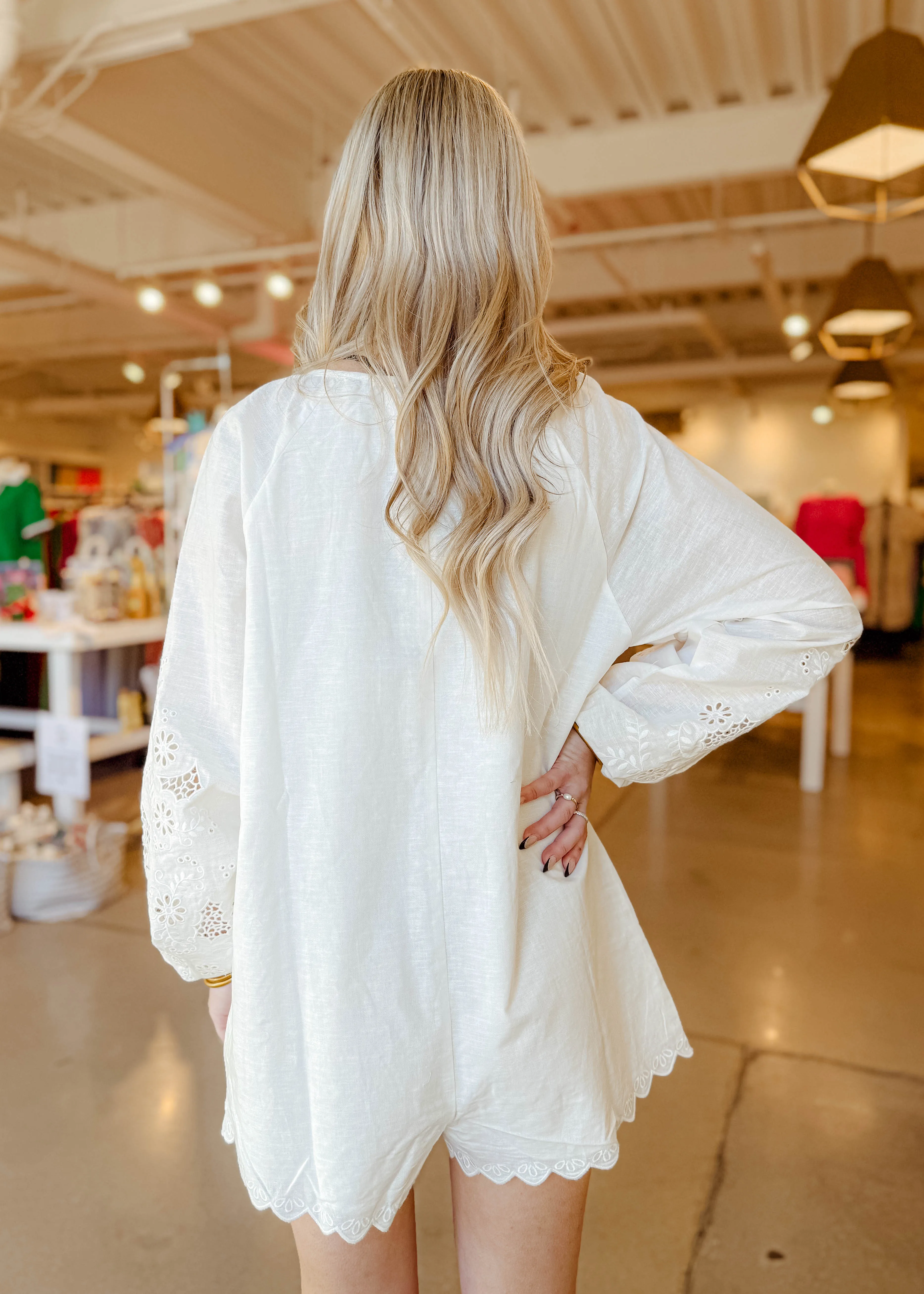 Sienna Embroidered Romper
