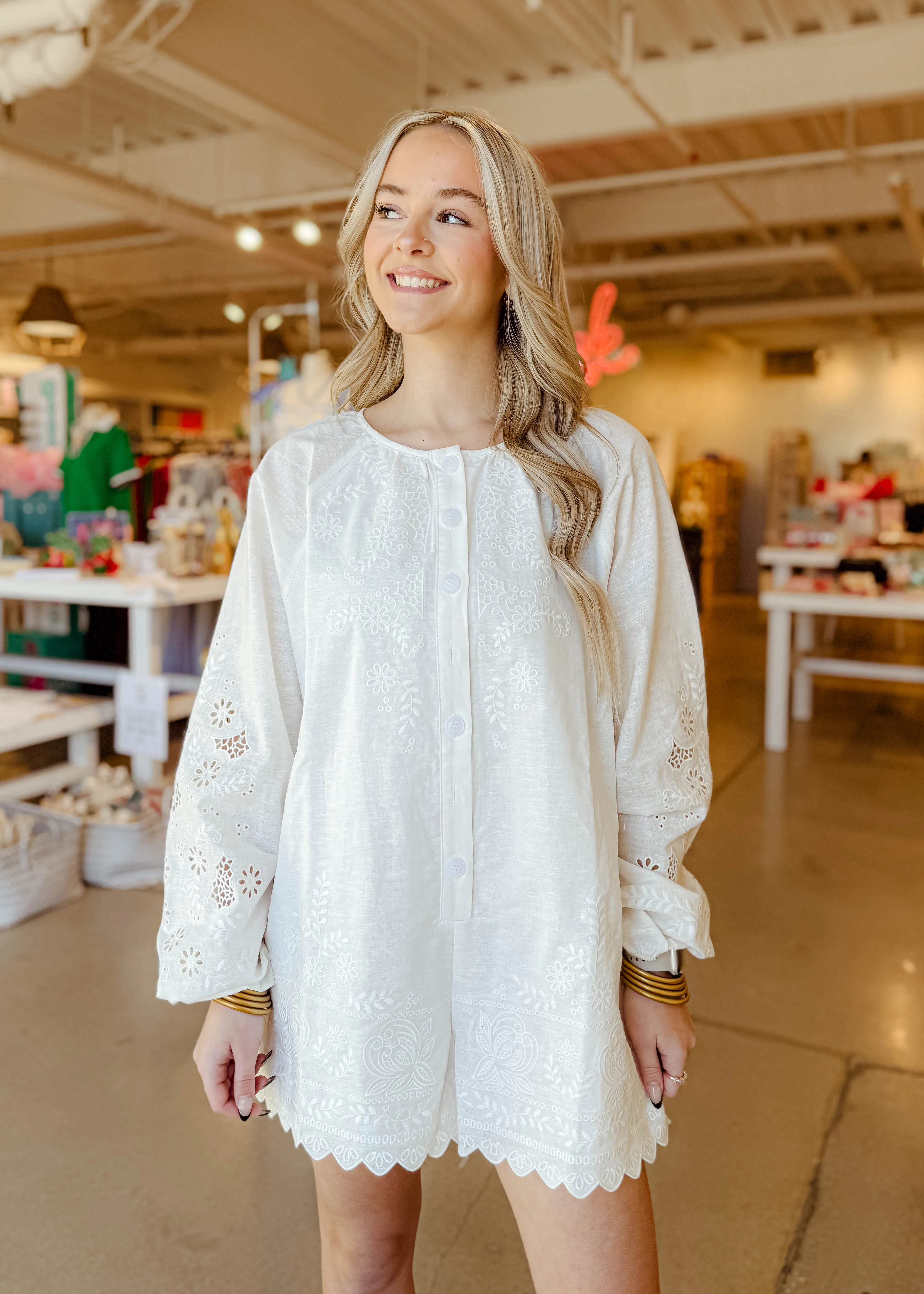 Sienna Embroidered Romper