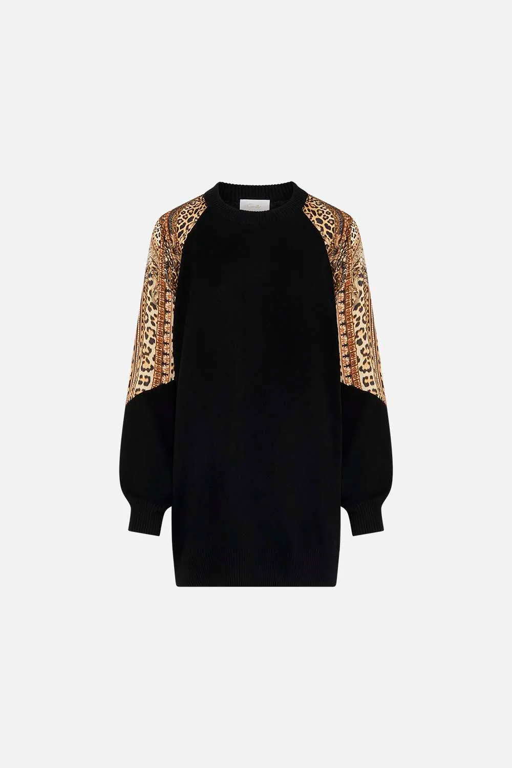 SILK SPLICED SHOULDER JUMPER STANDING OVATION
