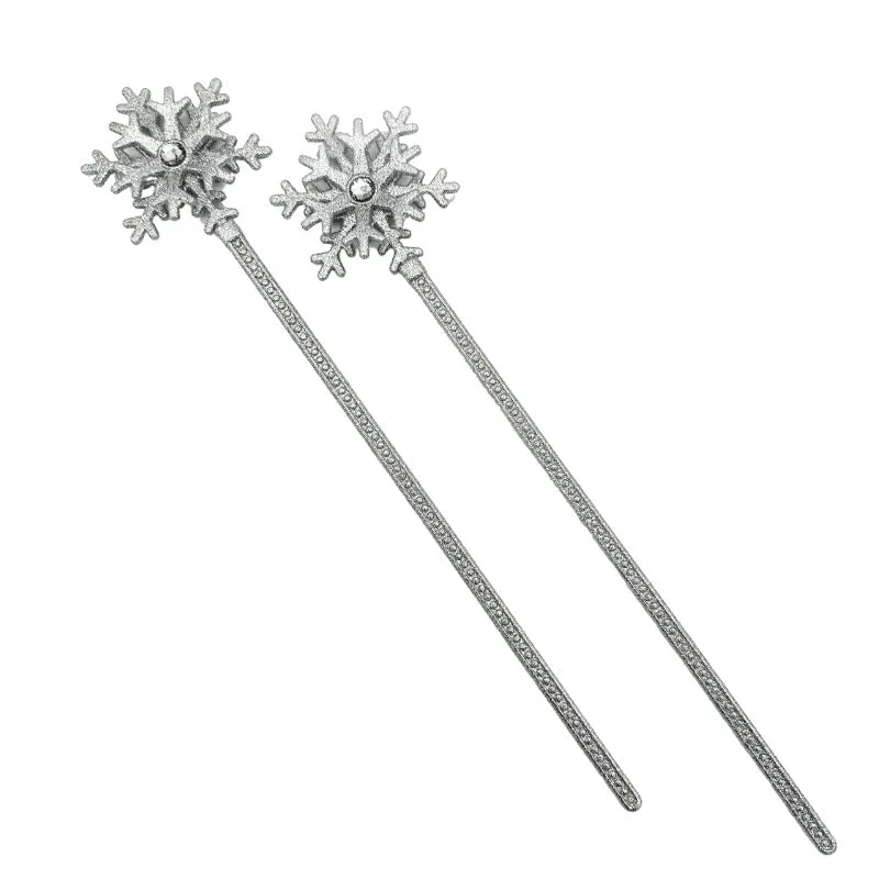 Silver Snowflake Wand
