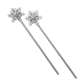 Silver Snowflake Wand
