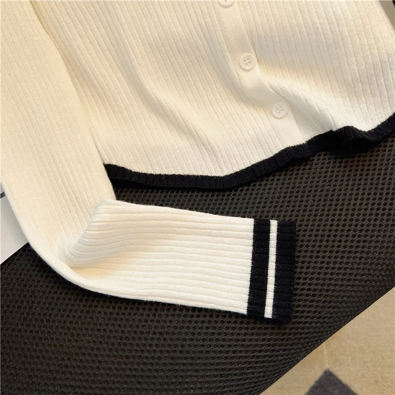 Simple Design Single-breasted Cardigan
