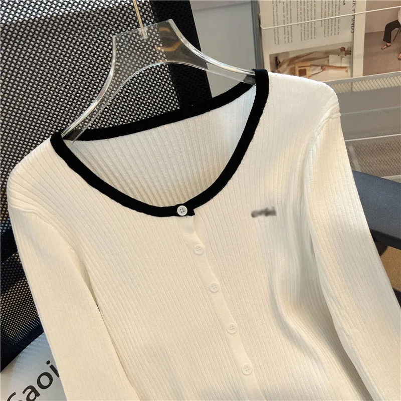 Simple Design Single-breasted Cardigan
