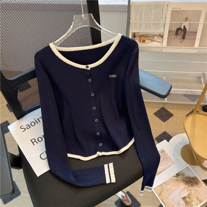 Simple Design Single-breasted Cardigan