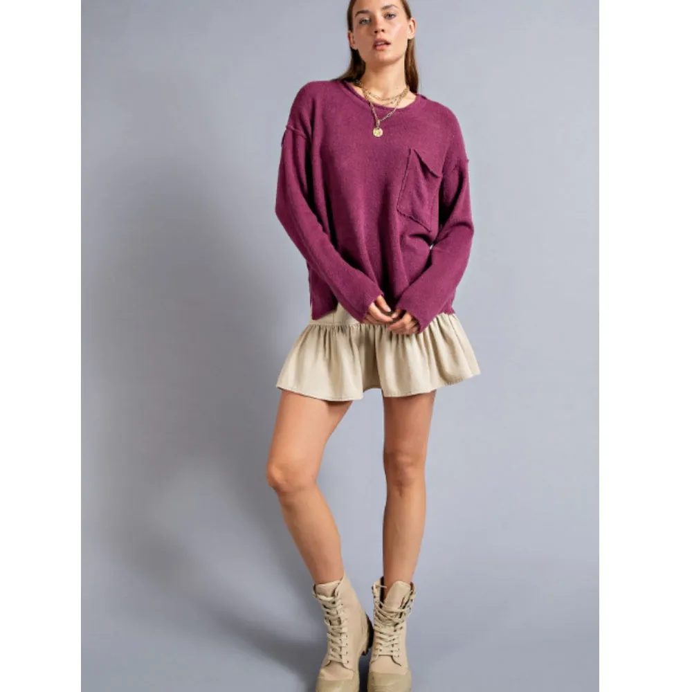 Slouchy Pocket Sweater