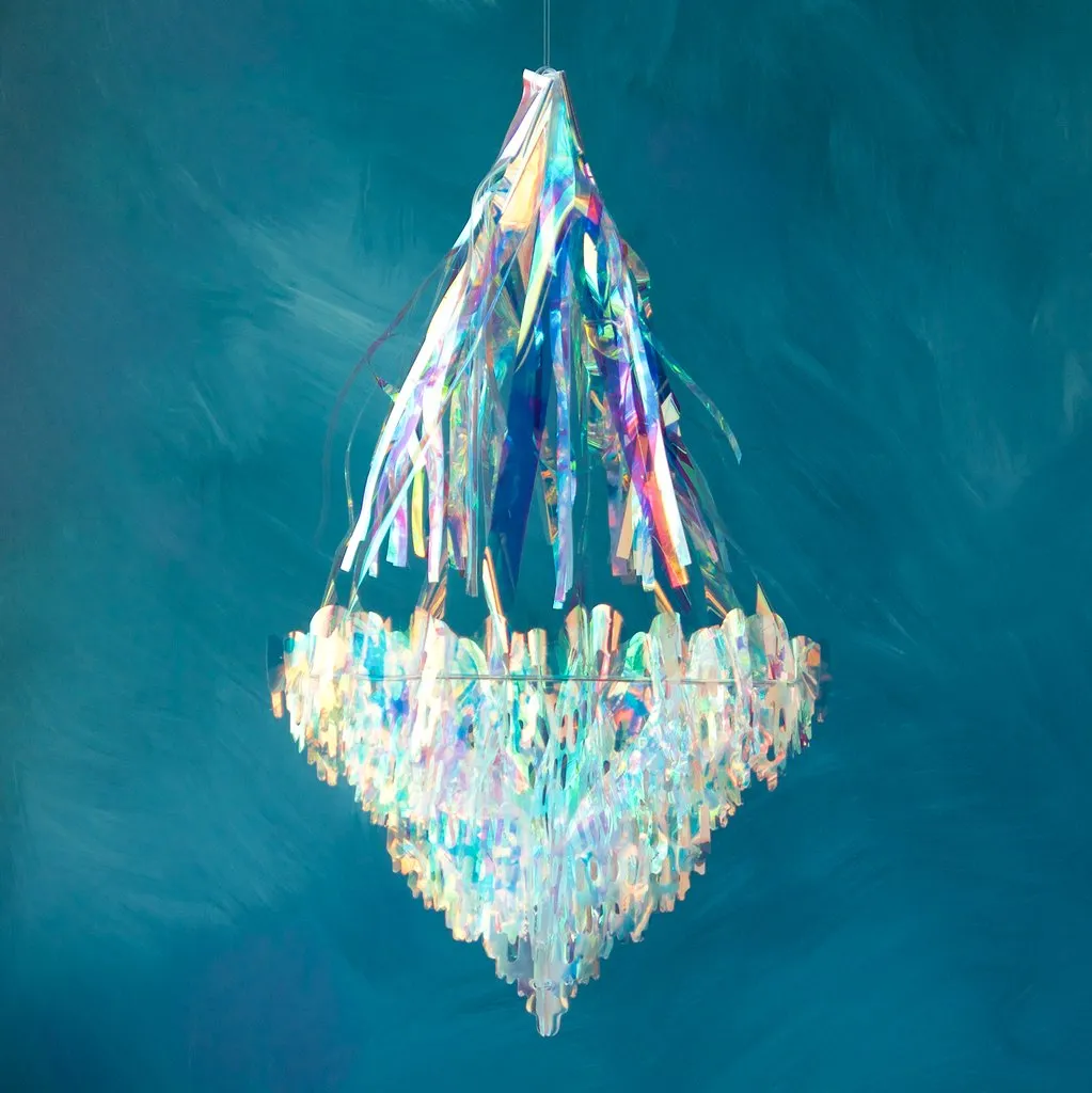 Small Iridescent Chandeliers