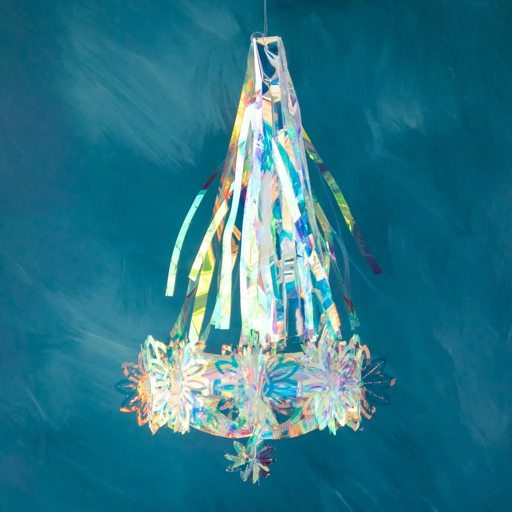 Small Iridescent Chandeliers
