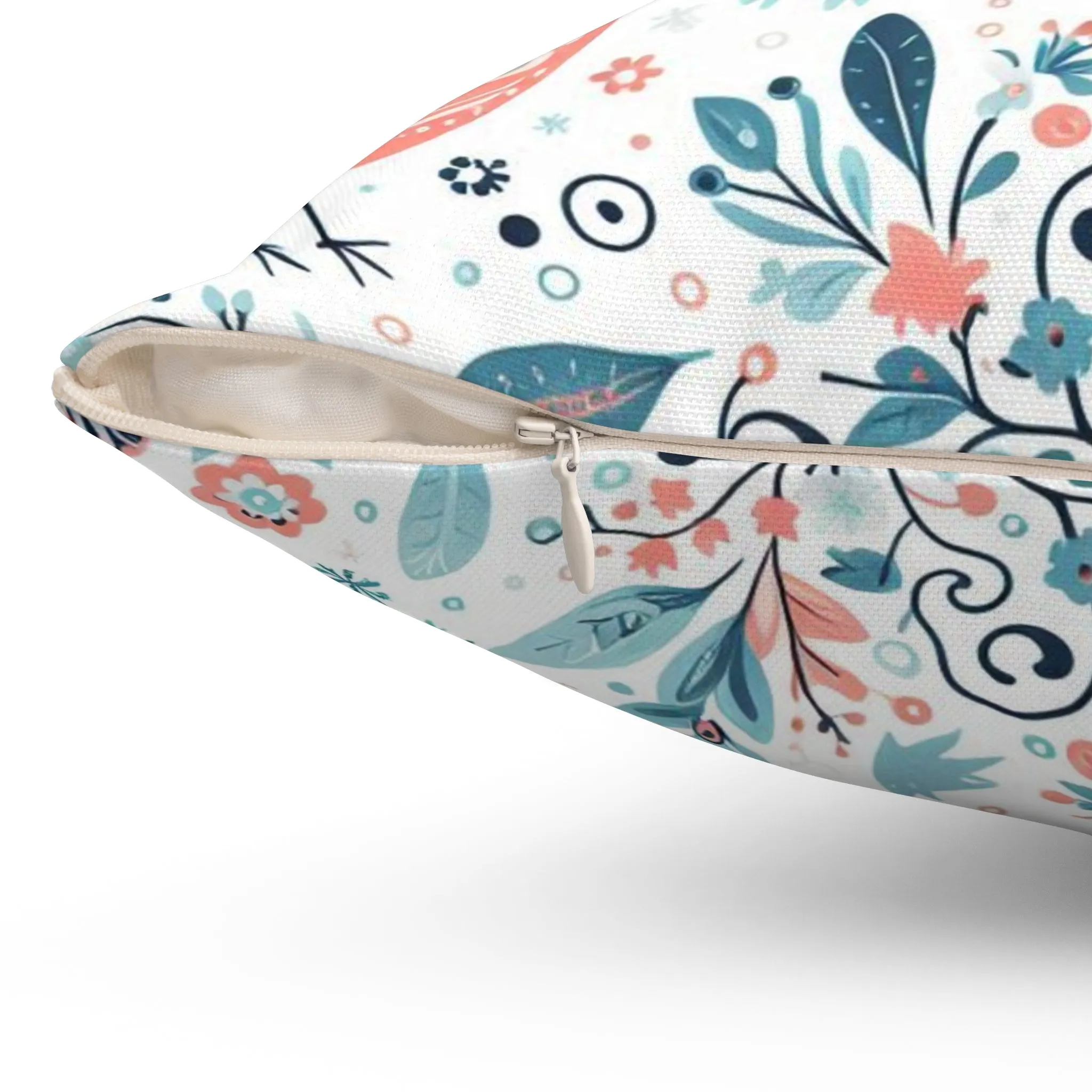 Snow Bird - Spun Polyester Square Pillow