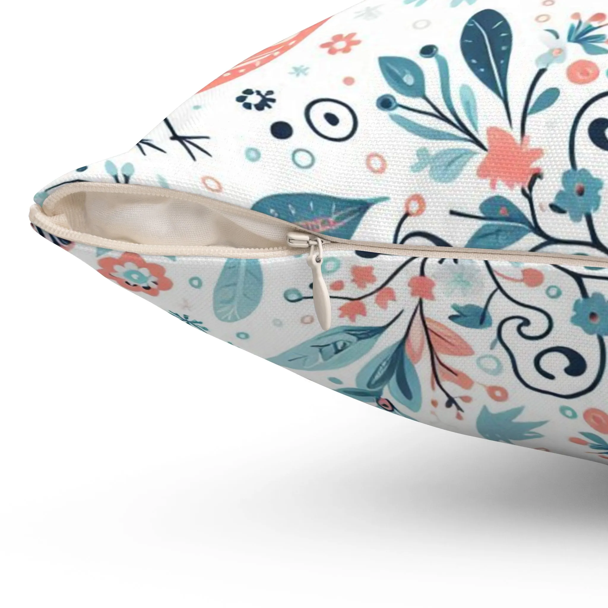 Snow Bird - Spun Polyester Square Pillow