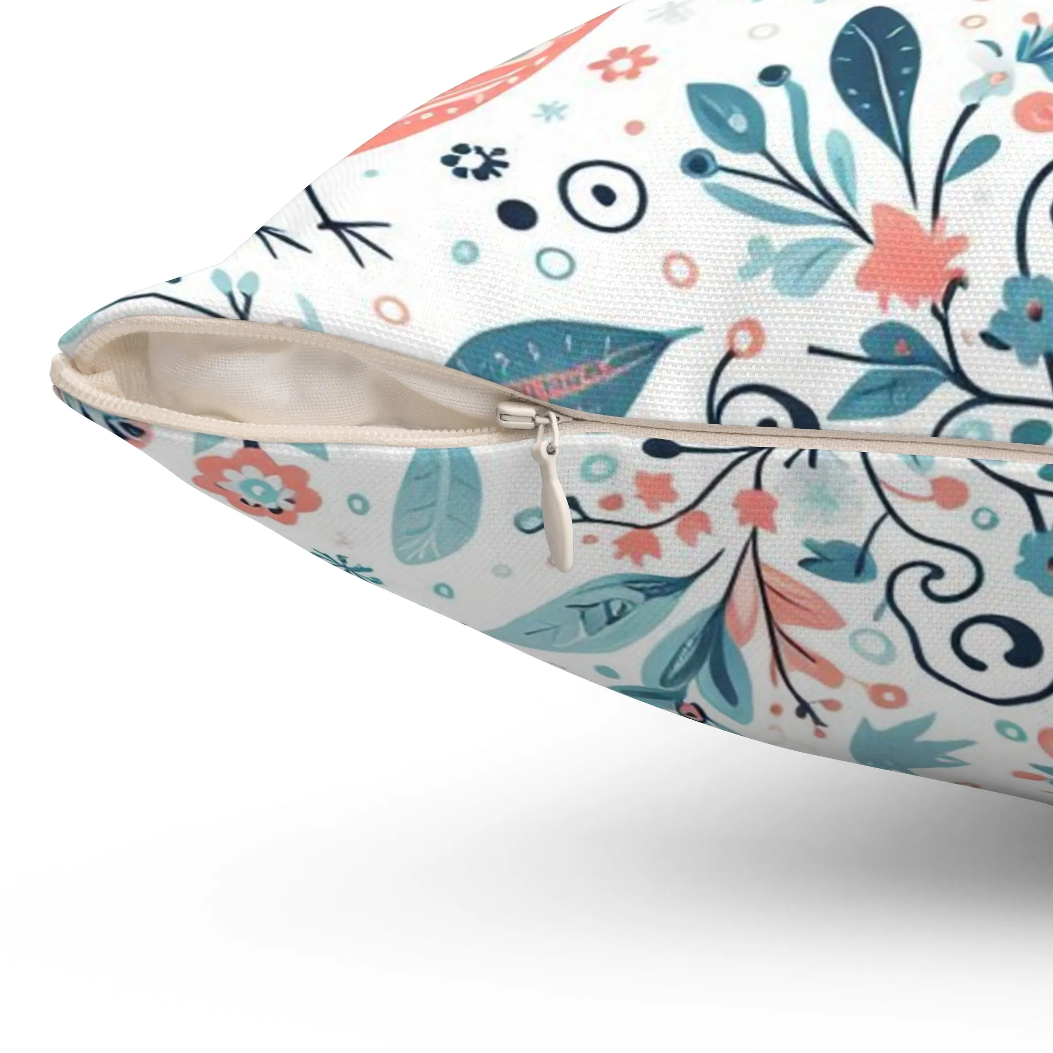 Snow Bird - Spun Polyester Square Pillow