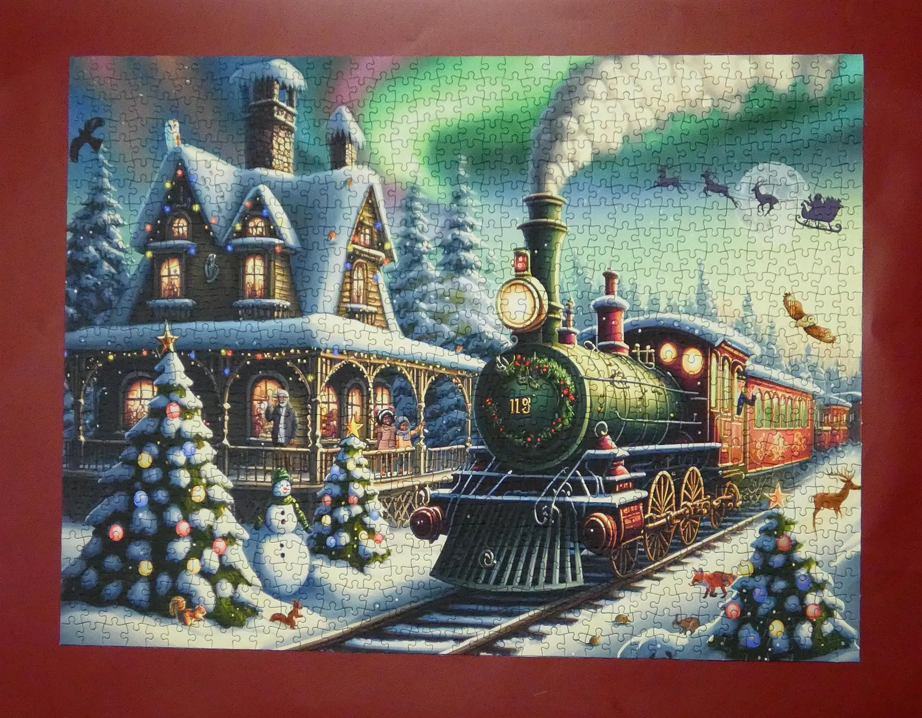 The Christmas Train 1000 Piece Jigsaw Puzzle