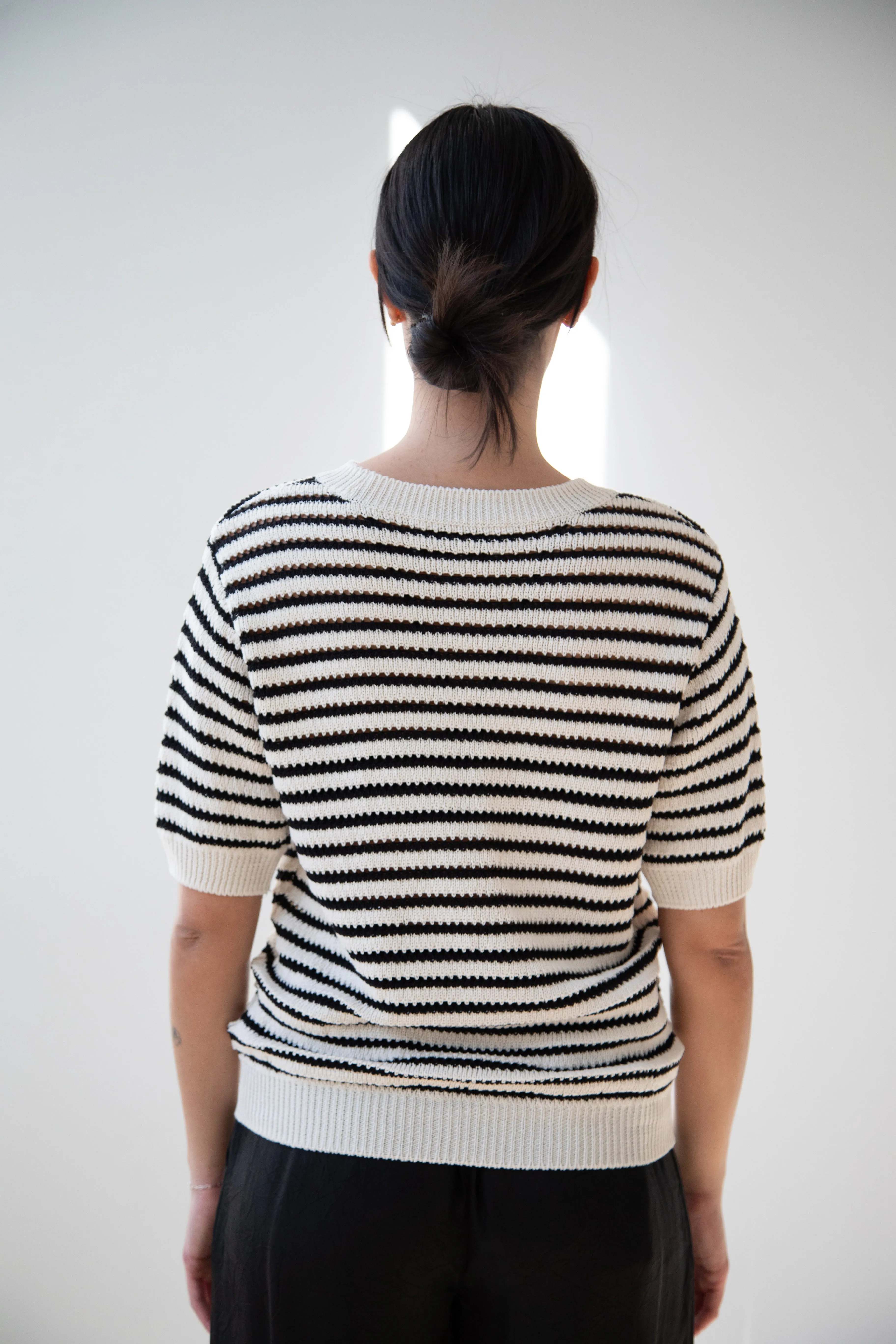 The Loom | Paper Stripe Sweater in Natural