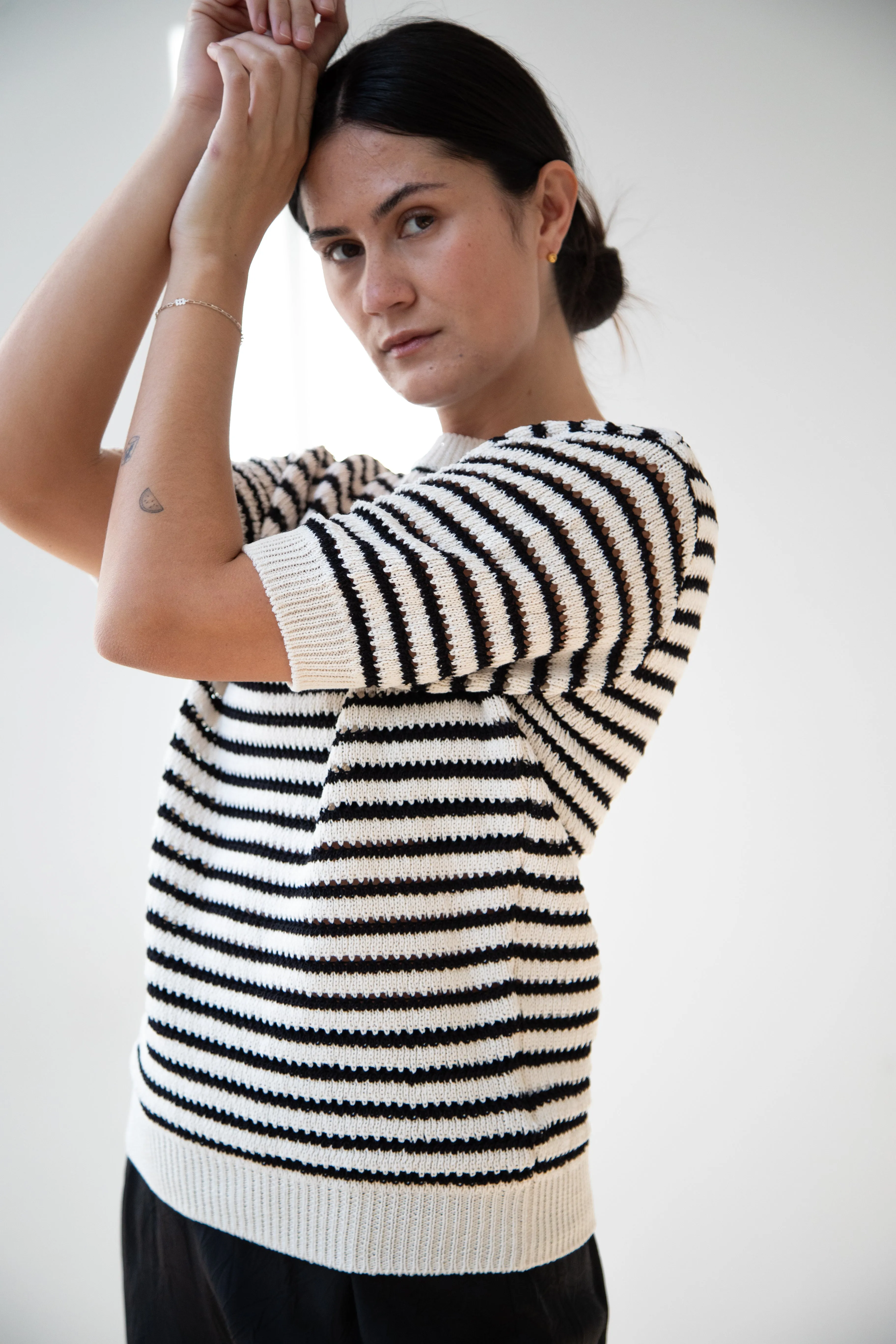 The Loom | Paper Stripe Sweater in Natural