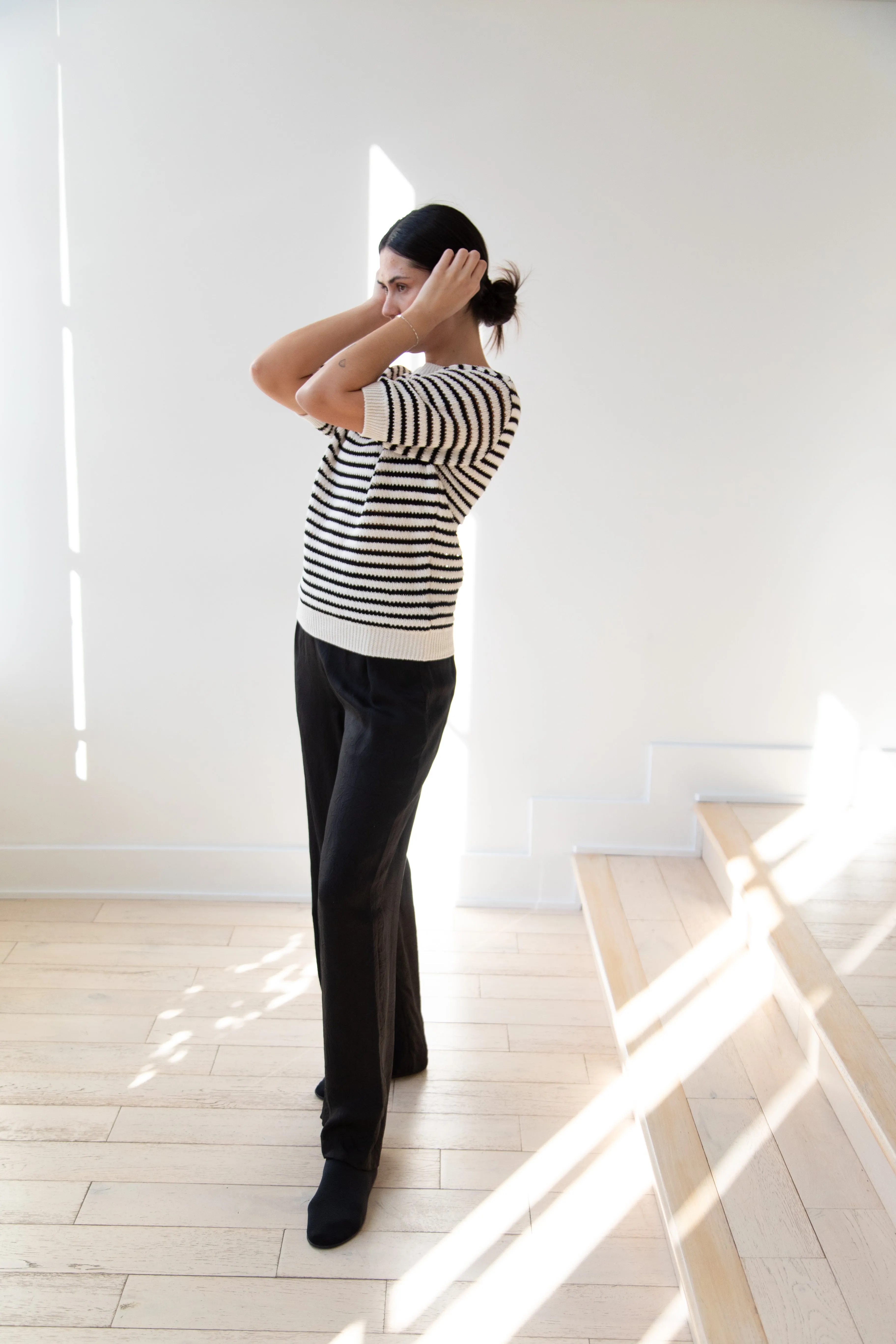 The Loom | Paper Stripe Sweater in Natural