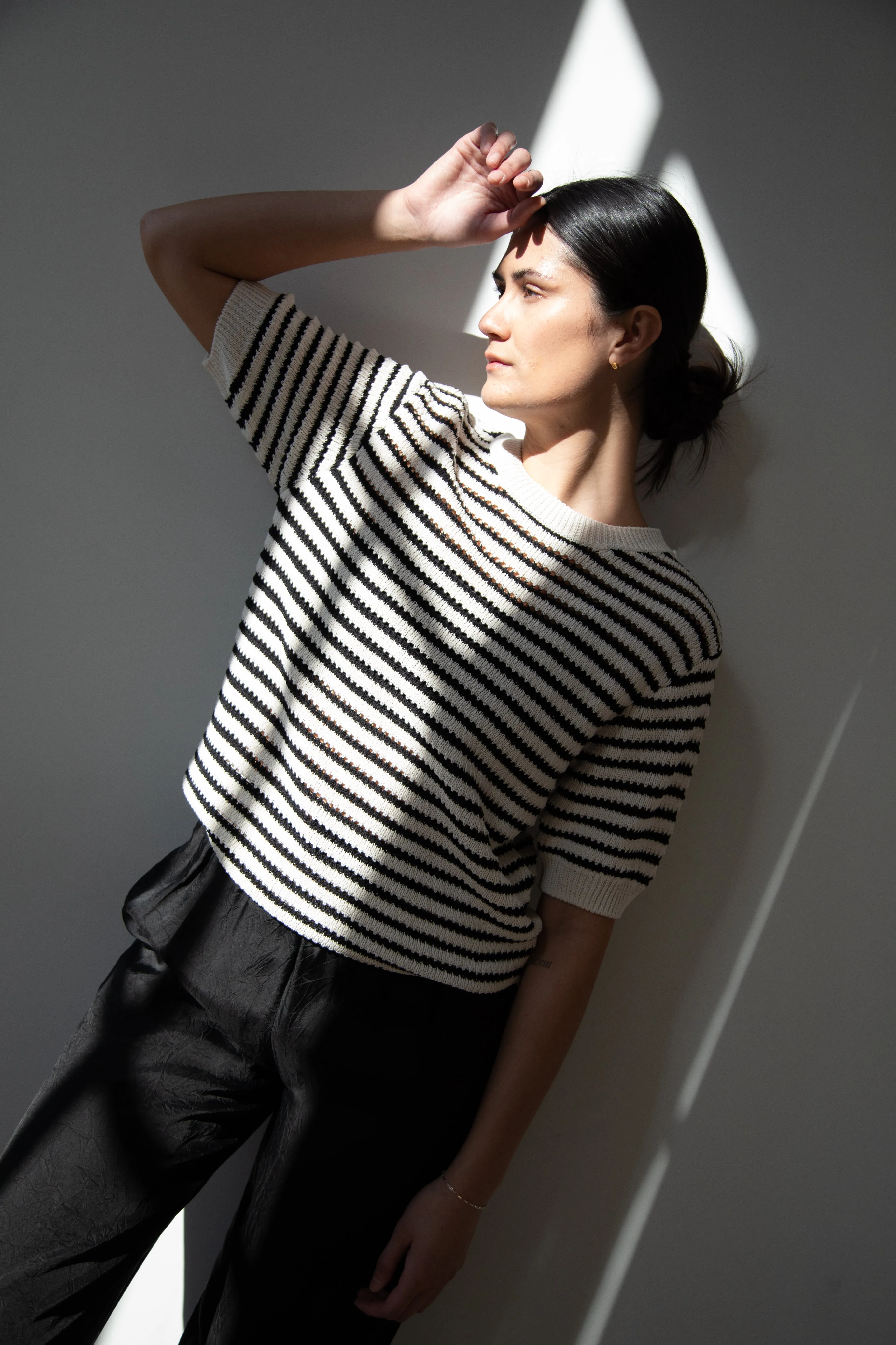 The Loom | Paper Stripe Sweater in Natural