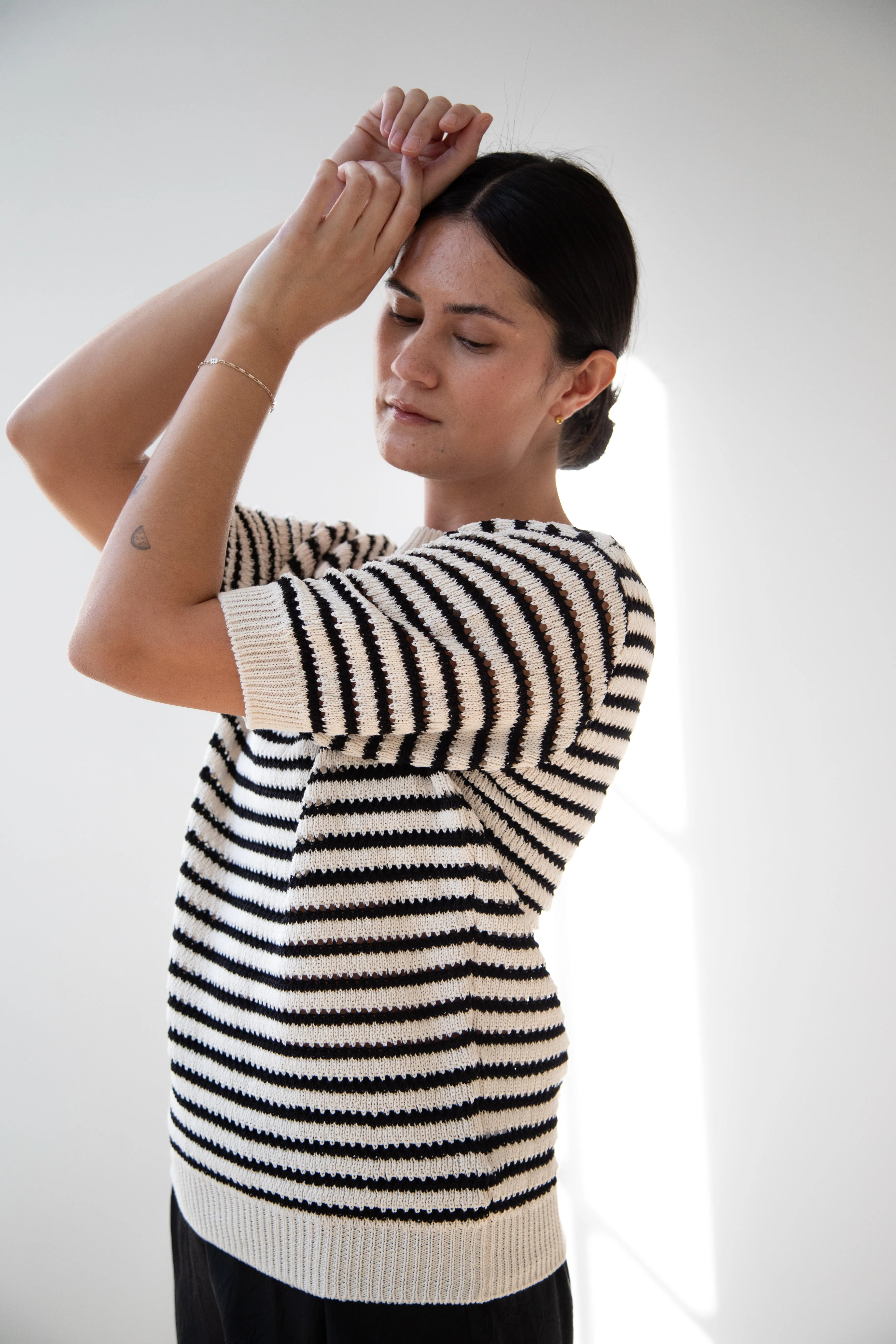 The Loom | Paper Stripe Sweater in Natural