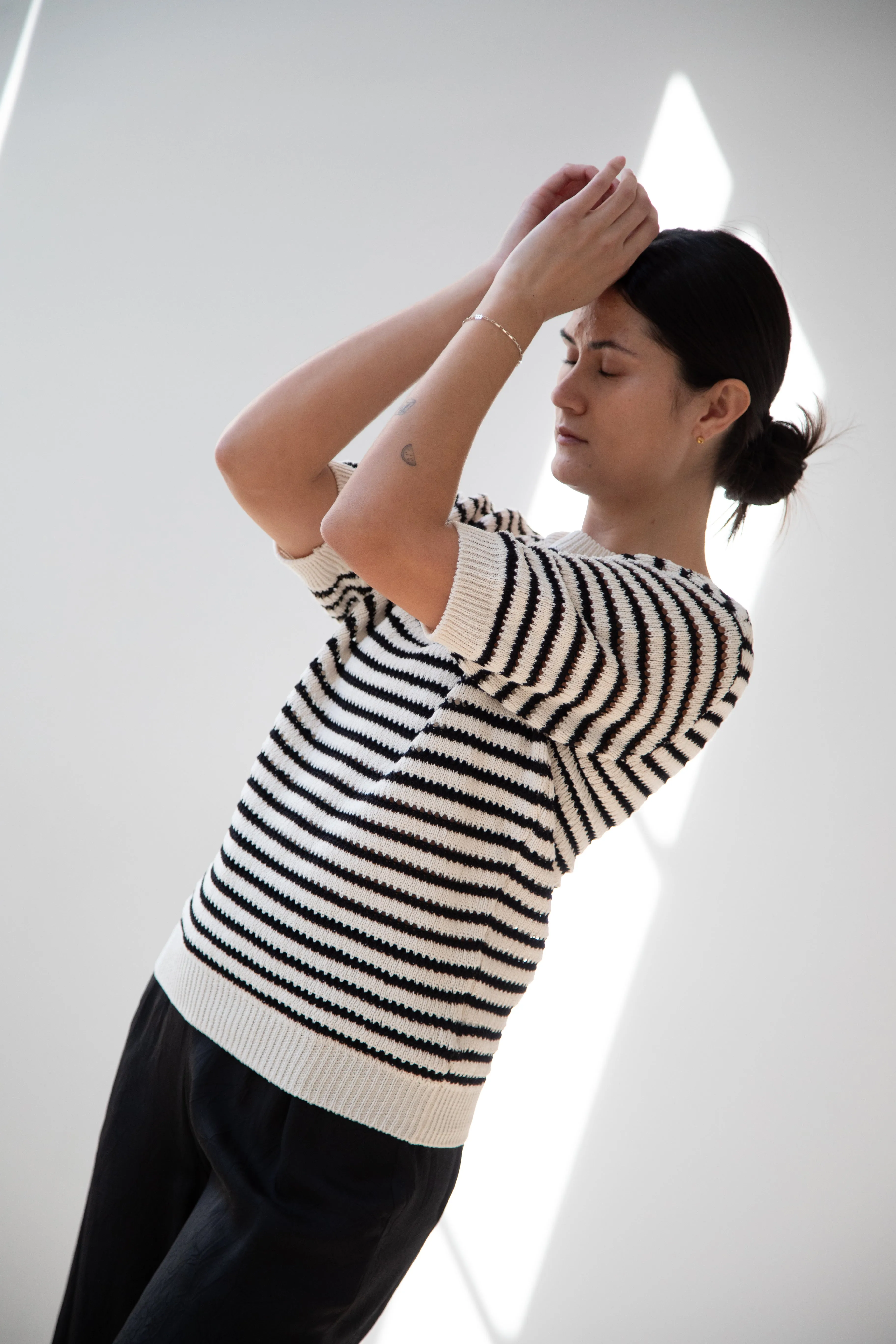 The Loom | Paper Stripe Sweater in Natural