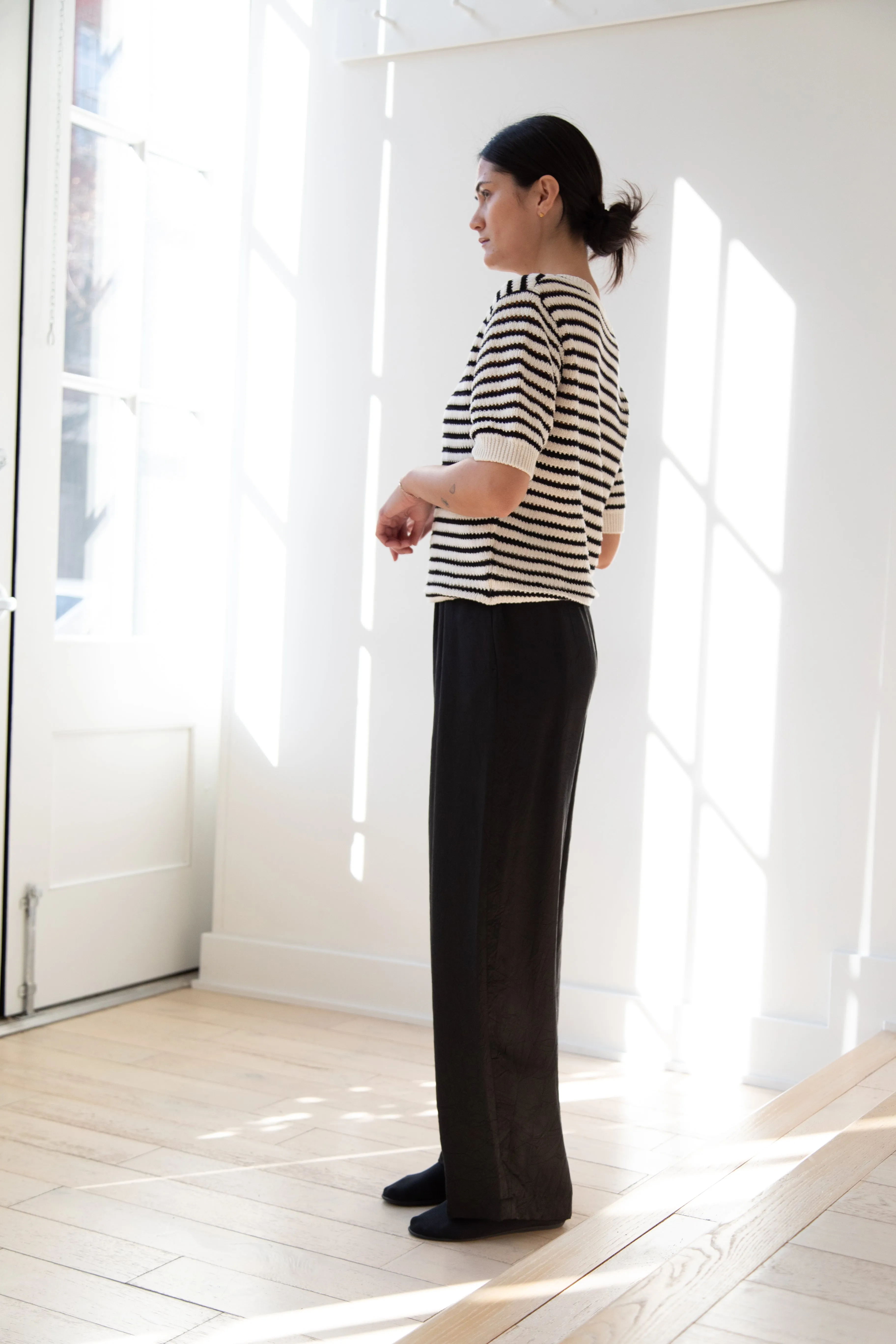 The Loom | Paper Stripe Sweater in Natural