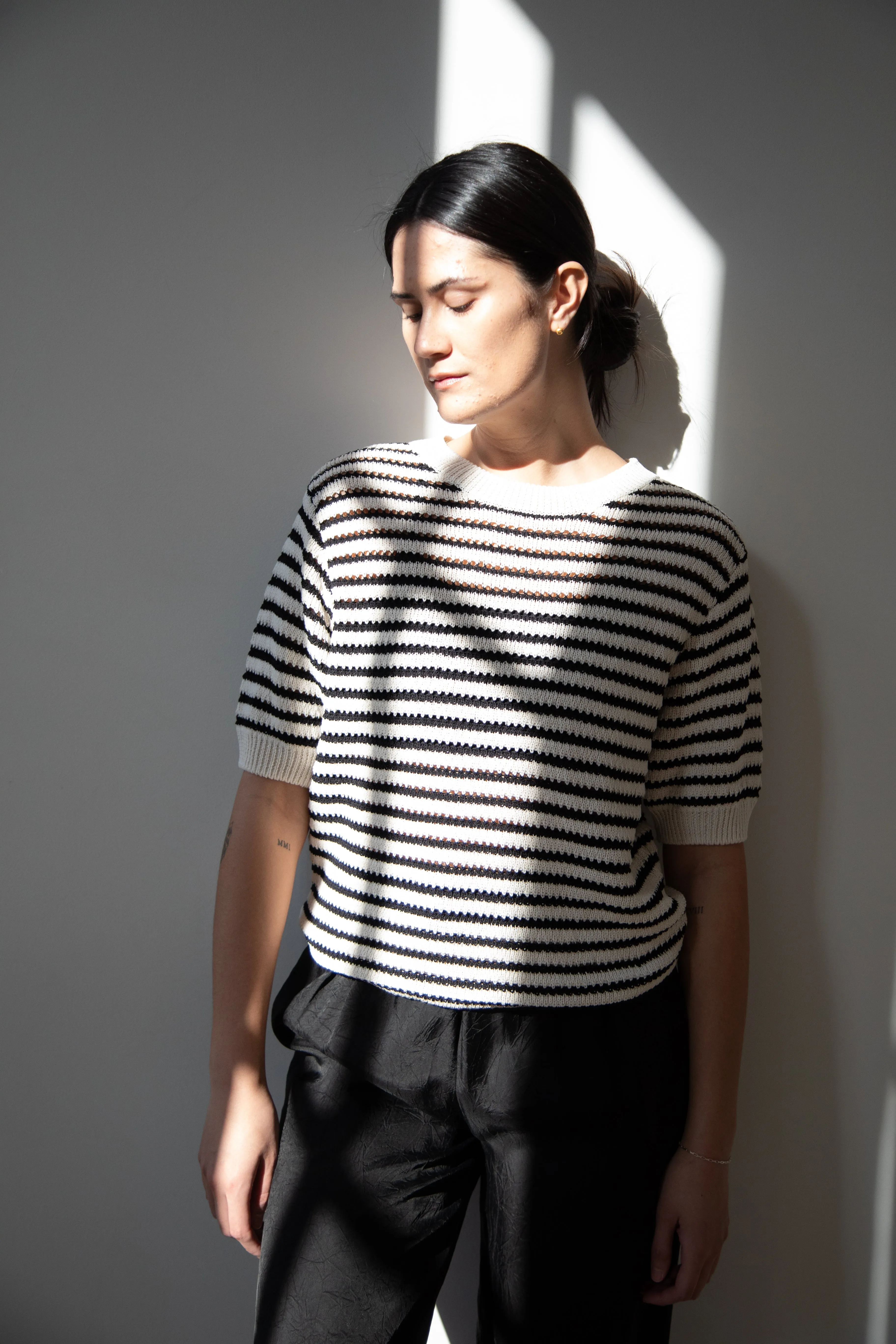 The Loom | Paper Stripe Sweater in Natural