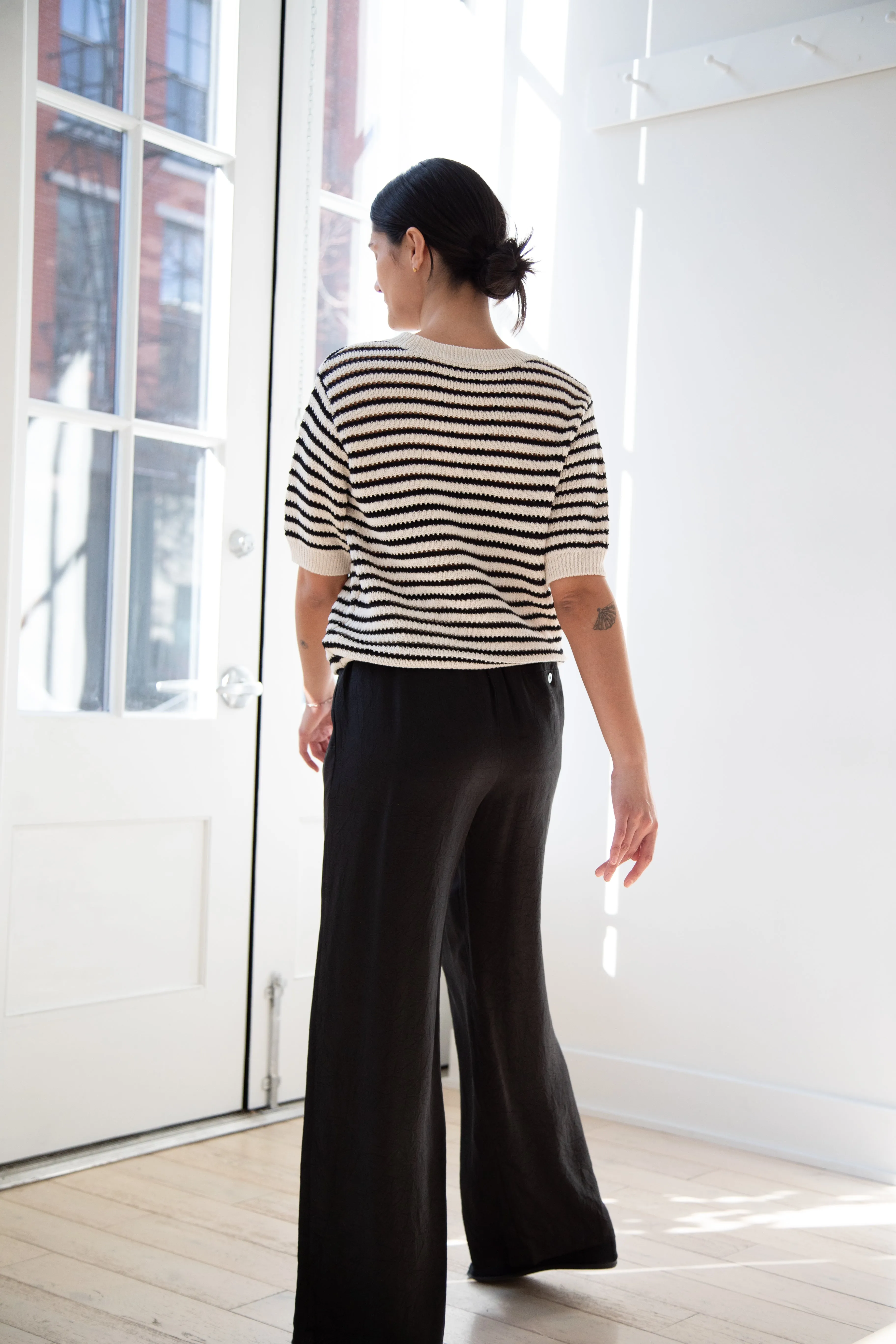 The Loom | Paper Stripe Sweater in Natural