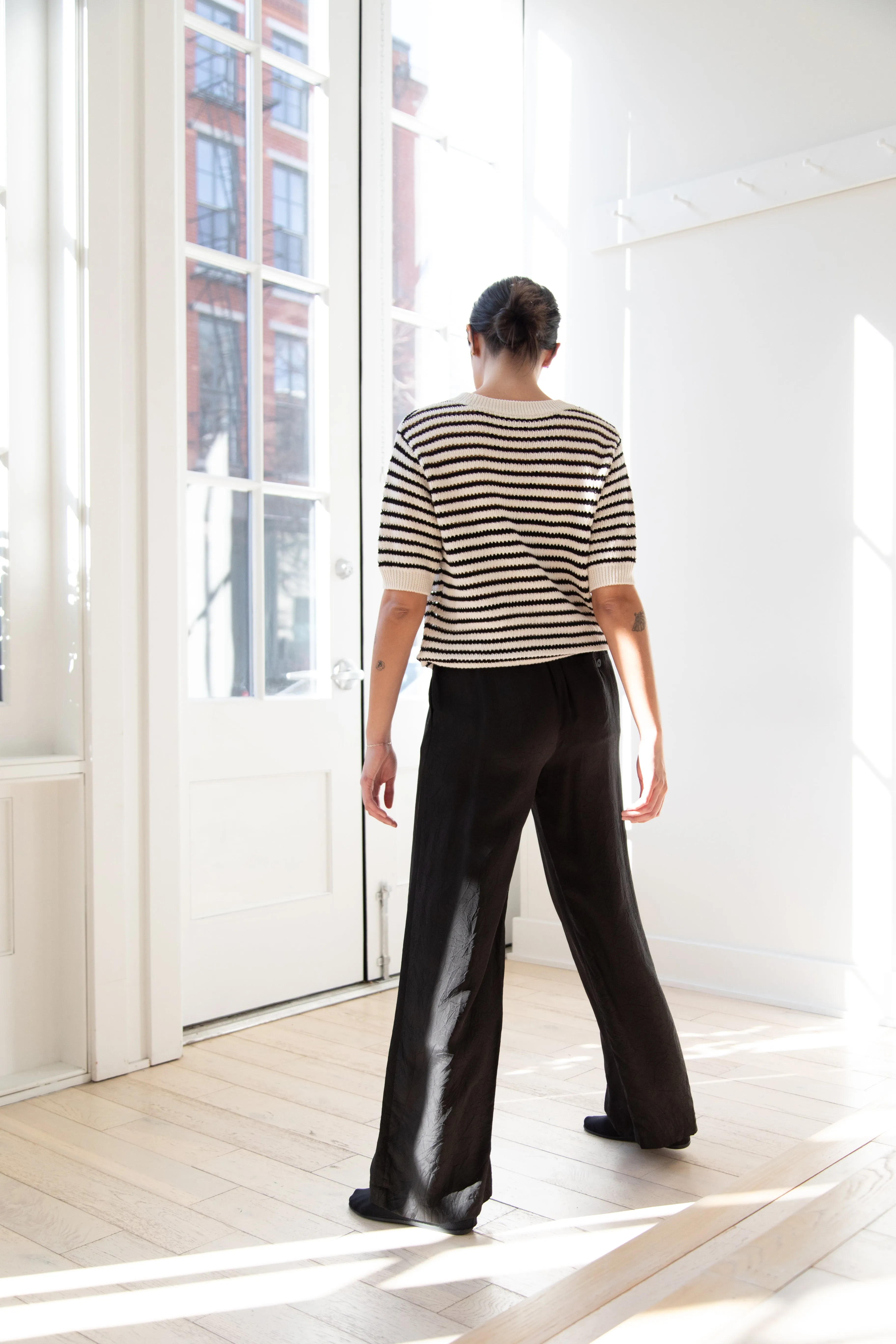 The Loom | Paper Stripe Sweater in Natural