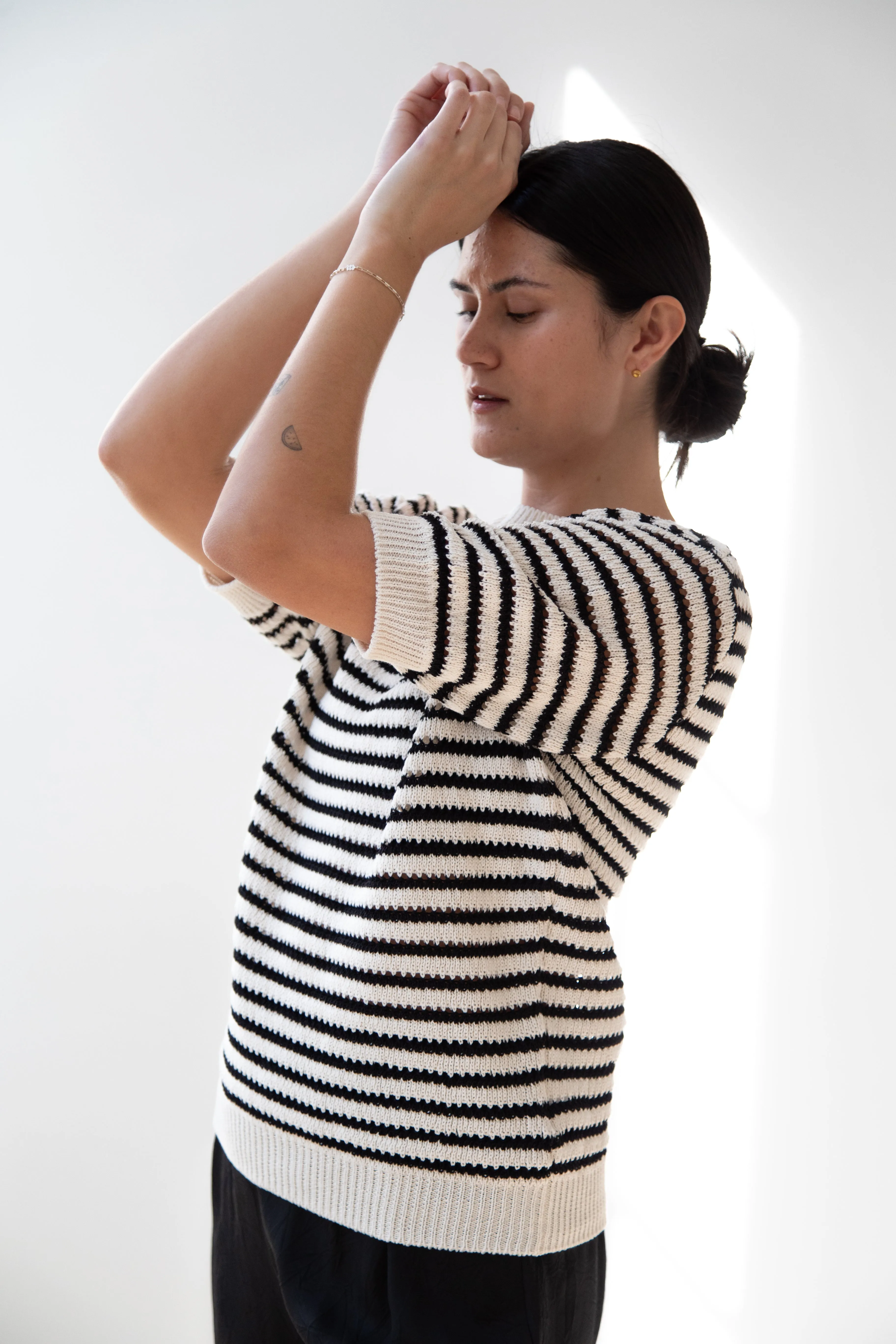 The Loom | Paper Stripe Sweater in Natural