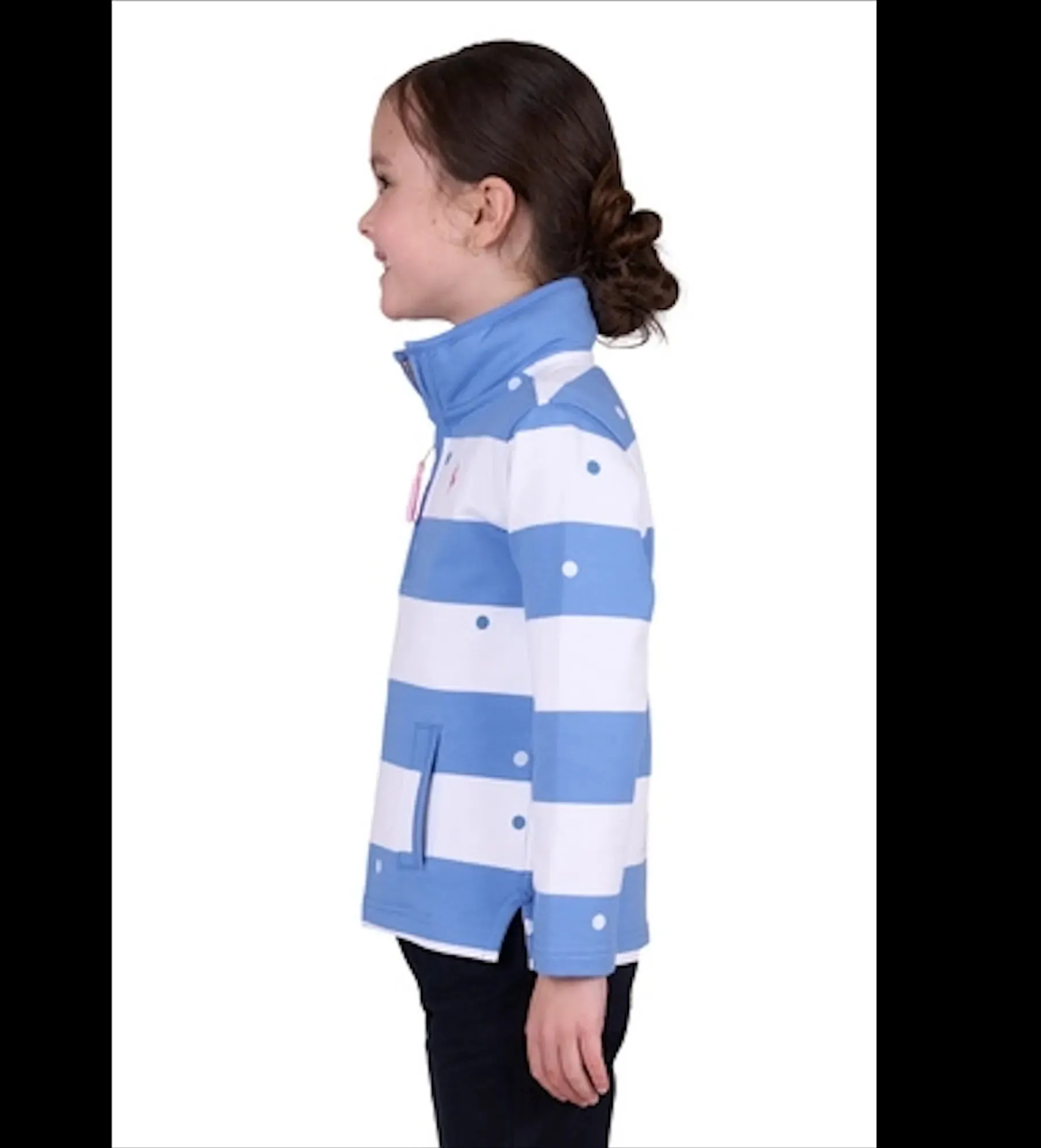 Thomas Cook Girls Eden 1/4 Zip Rugby - Blue